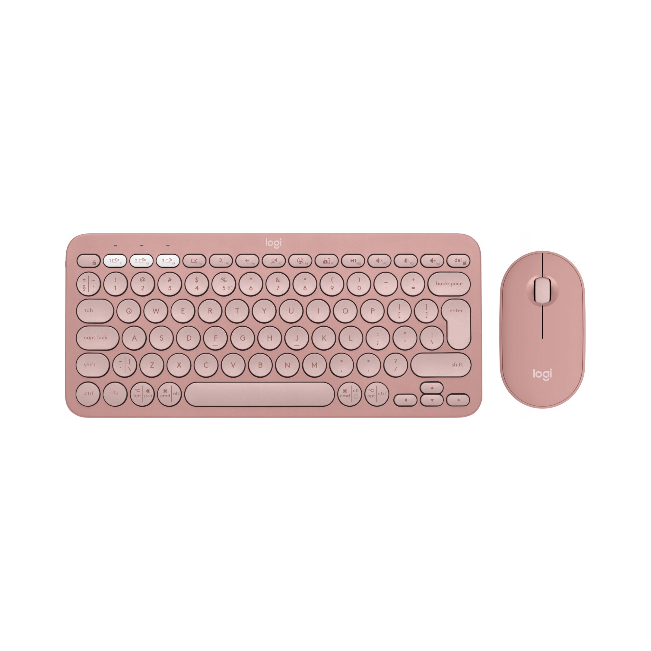 Súprava Logitech MK380 Pebble 2 Combo ružová