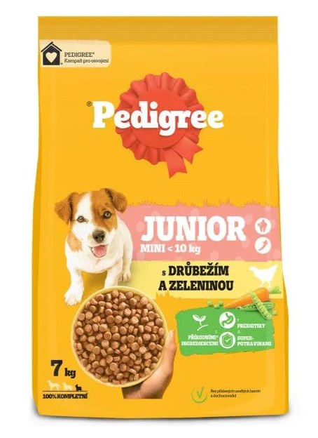 Levně Suché krmivo Pedigree drůbež 7 kg