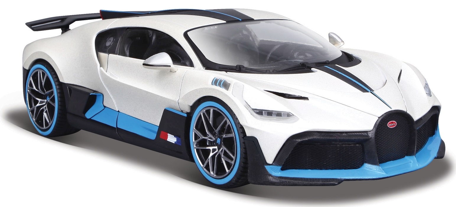 Maisto Bugatti Divo metal bílá 1:24