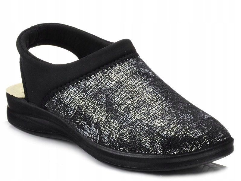 Sanital Flex dámské černé sandály 8232.36 velikost 37