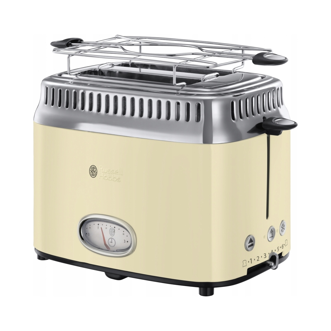 Toster Retro Russell Hobbs 21682-56 Vintage Cream 1300W Analogowy Timer