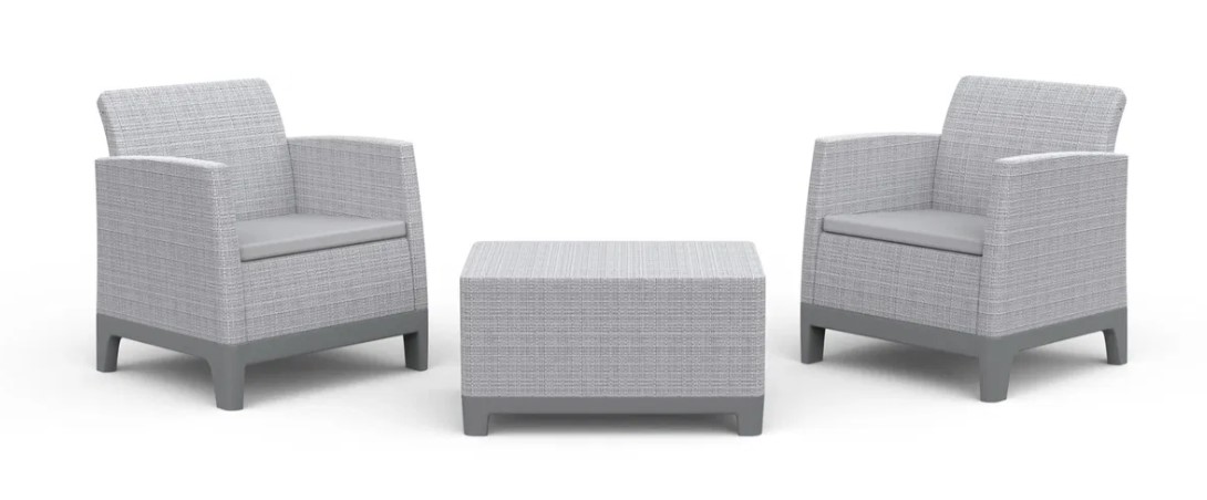 Keter Scandi Forma Balcony Ash/storm Grey