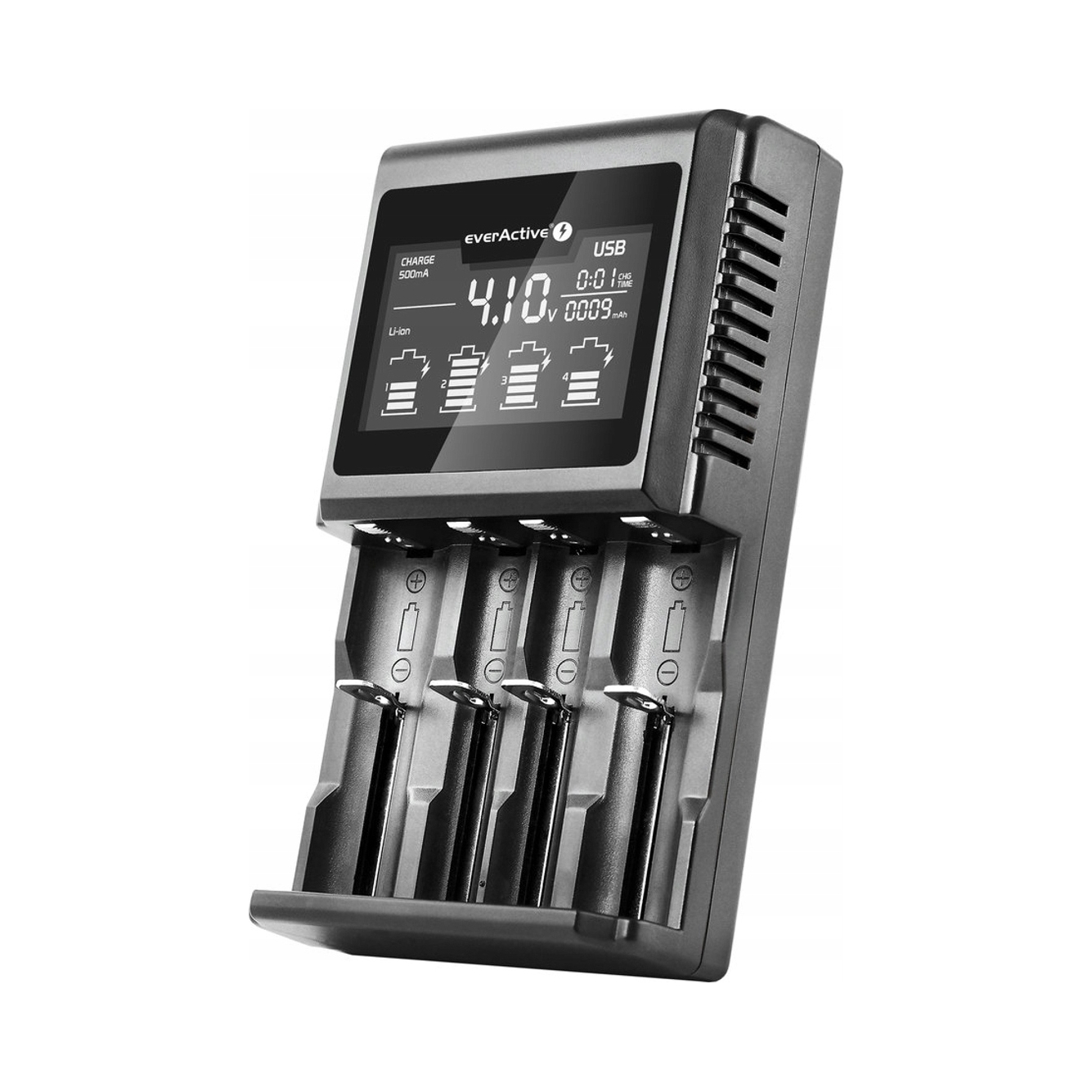 EverActive Ładowarka uniwersalna UC-4000 do akumulatorów i ogniw