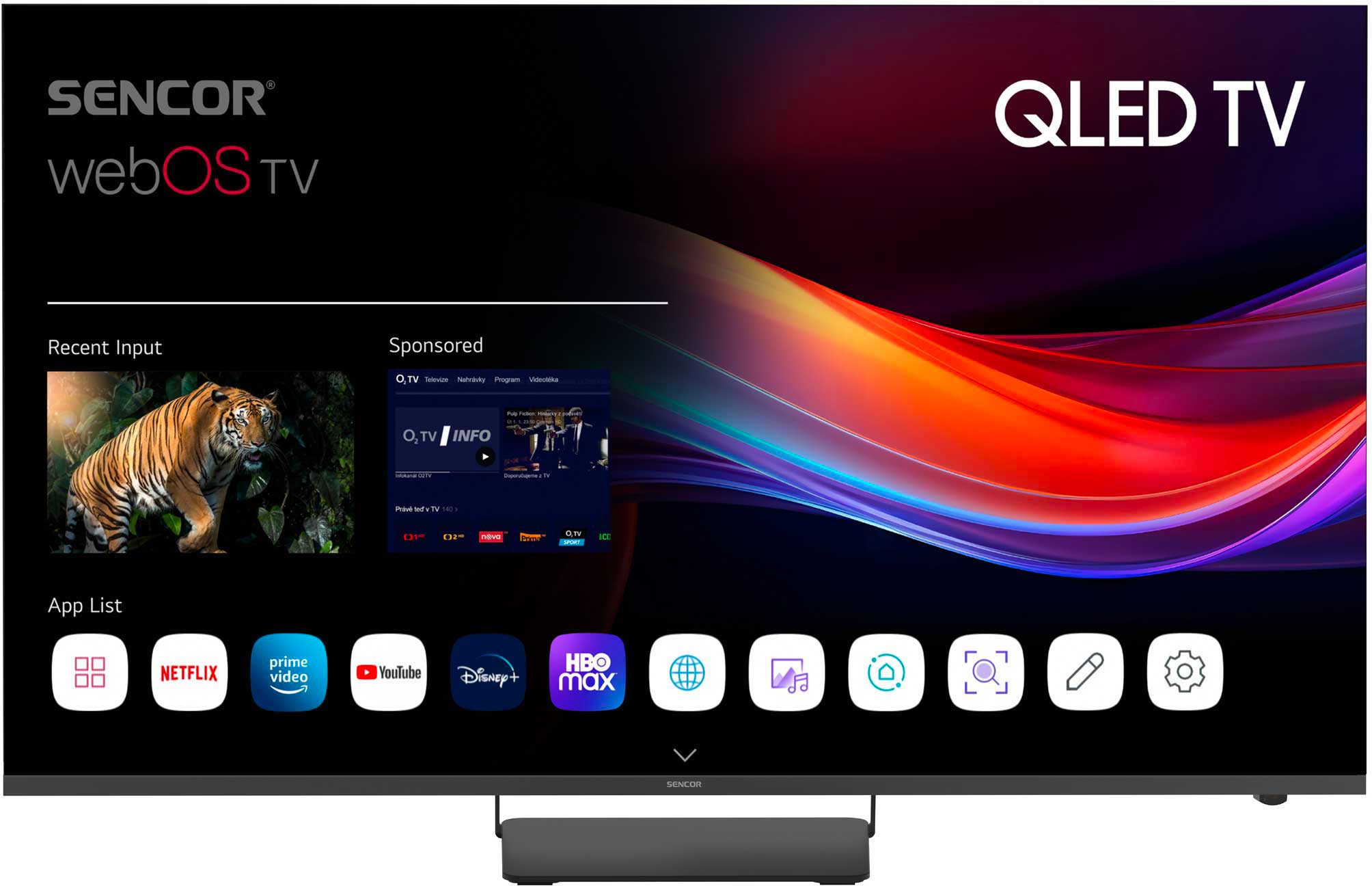 Telewizor Qled webOS Smart Tv Sencor 55" 4KUHD Dla Graczy 1,5GB RAM/8GB Rom