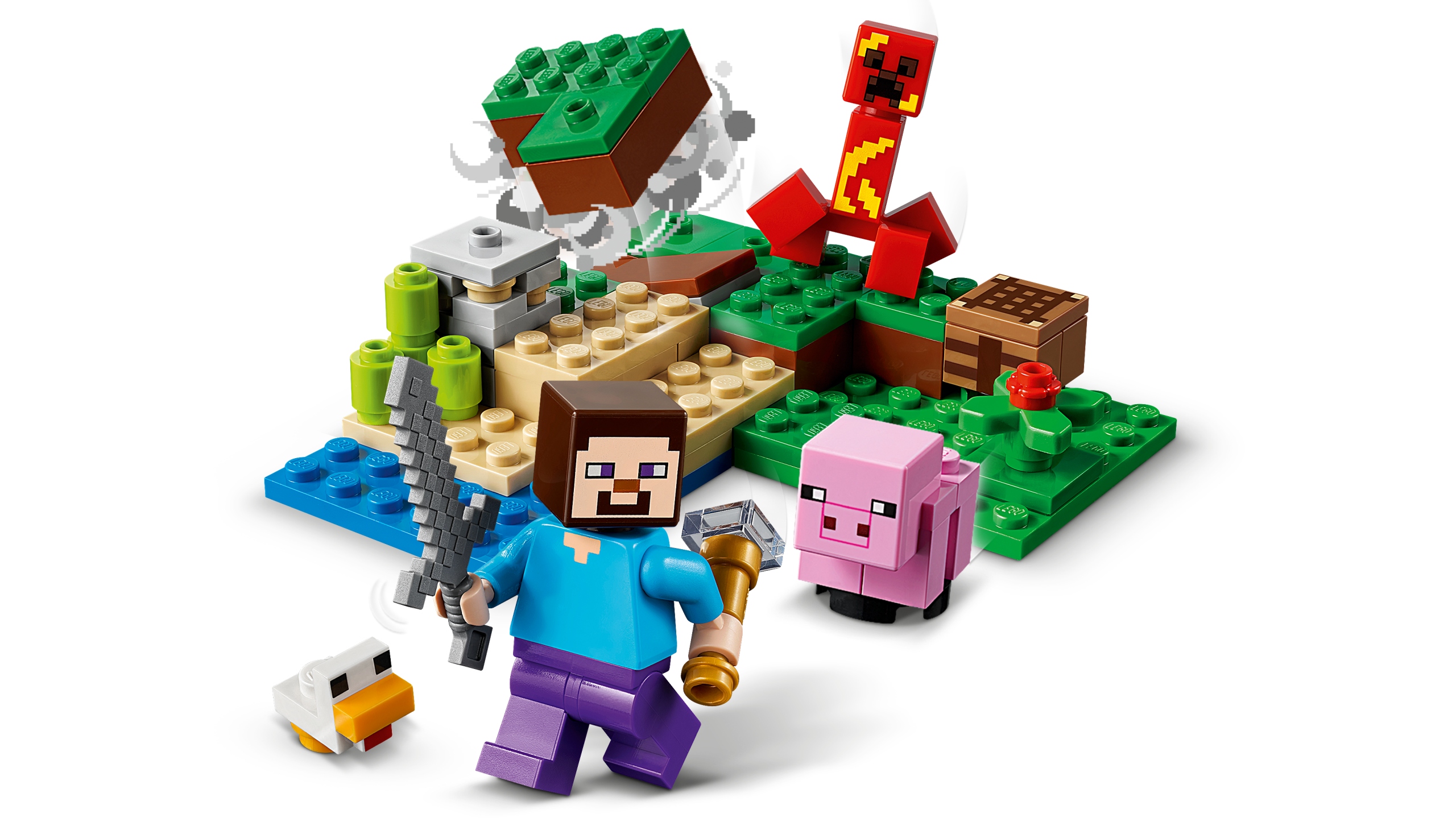 LEGO Minecraft Zasadzka Creepera 21177 Marka LEGO