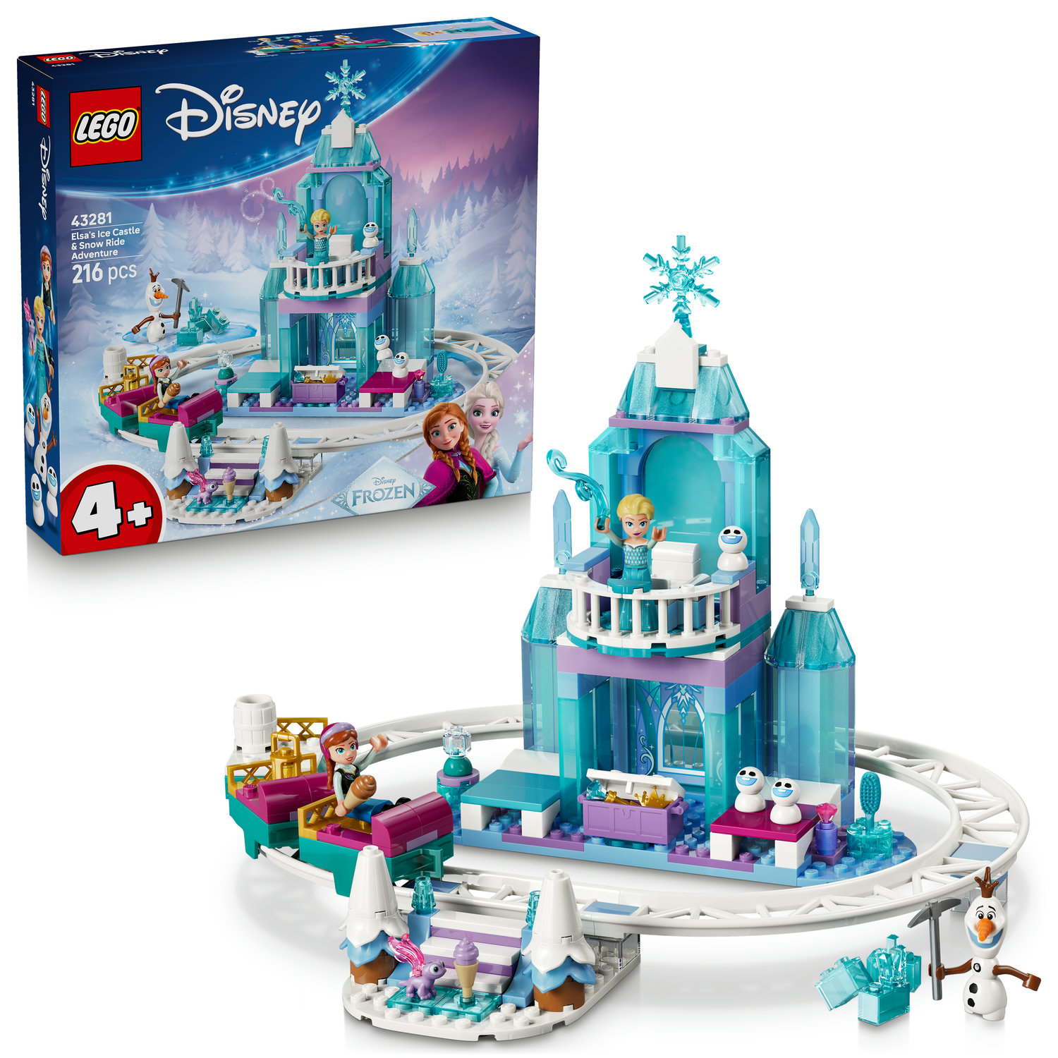 Lego Disney 43281 Ledový Zámek Elzy A Sněhová Jízda