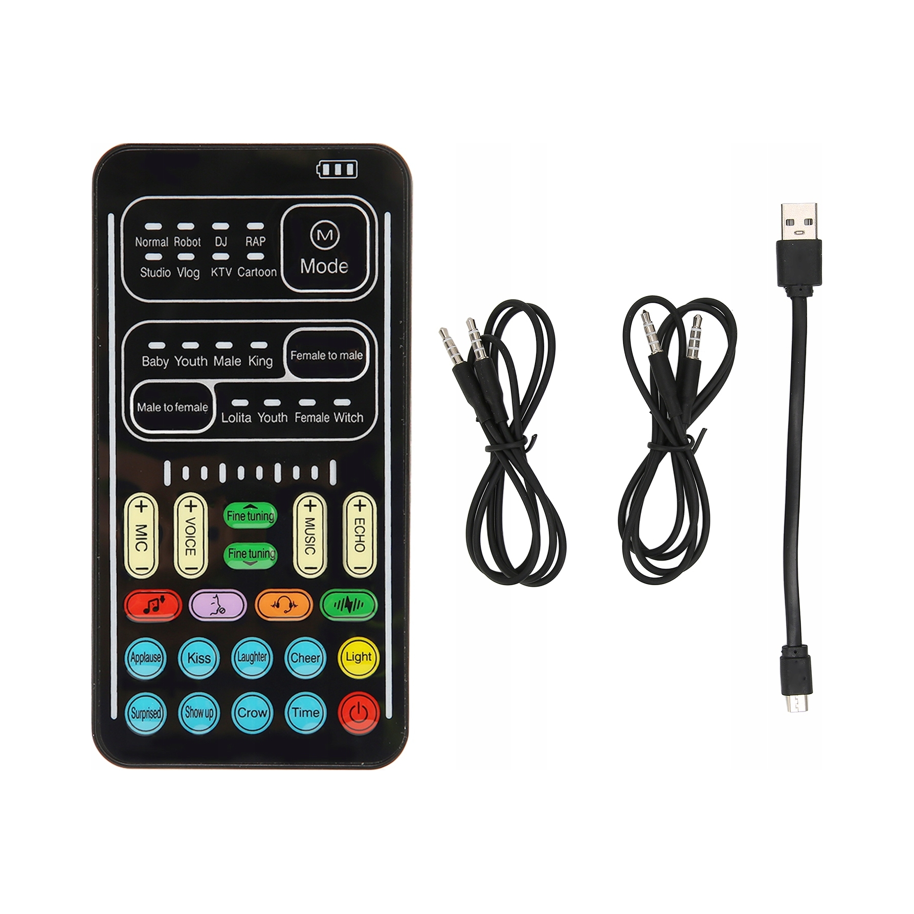 I9 modulator głosu zmieniacz dźwięku 8 trybów mowy