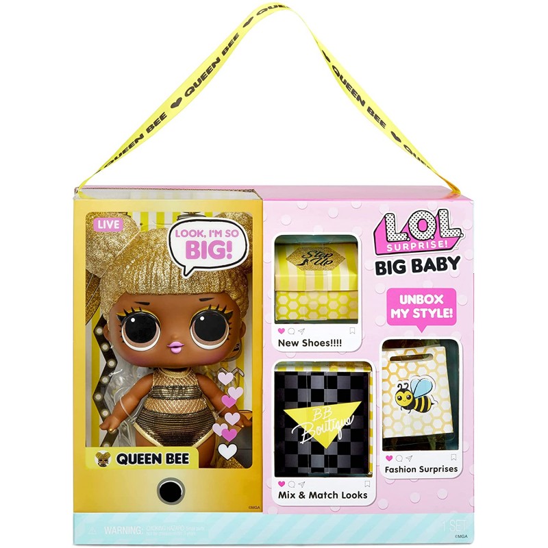 LOL Surprise Big Baby Queen Bee DUŻA LALKA 28 cm Marka L.O.L. Surprise