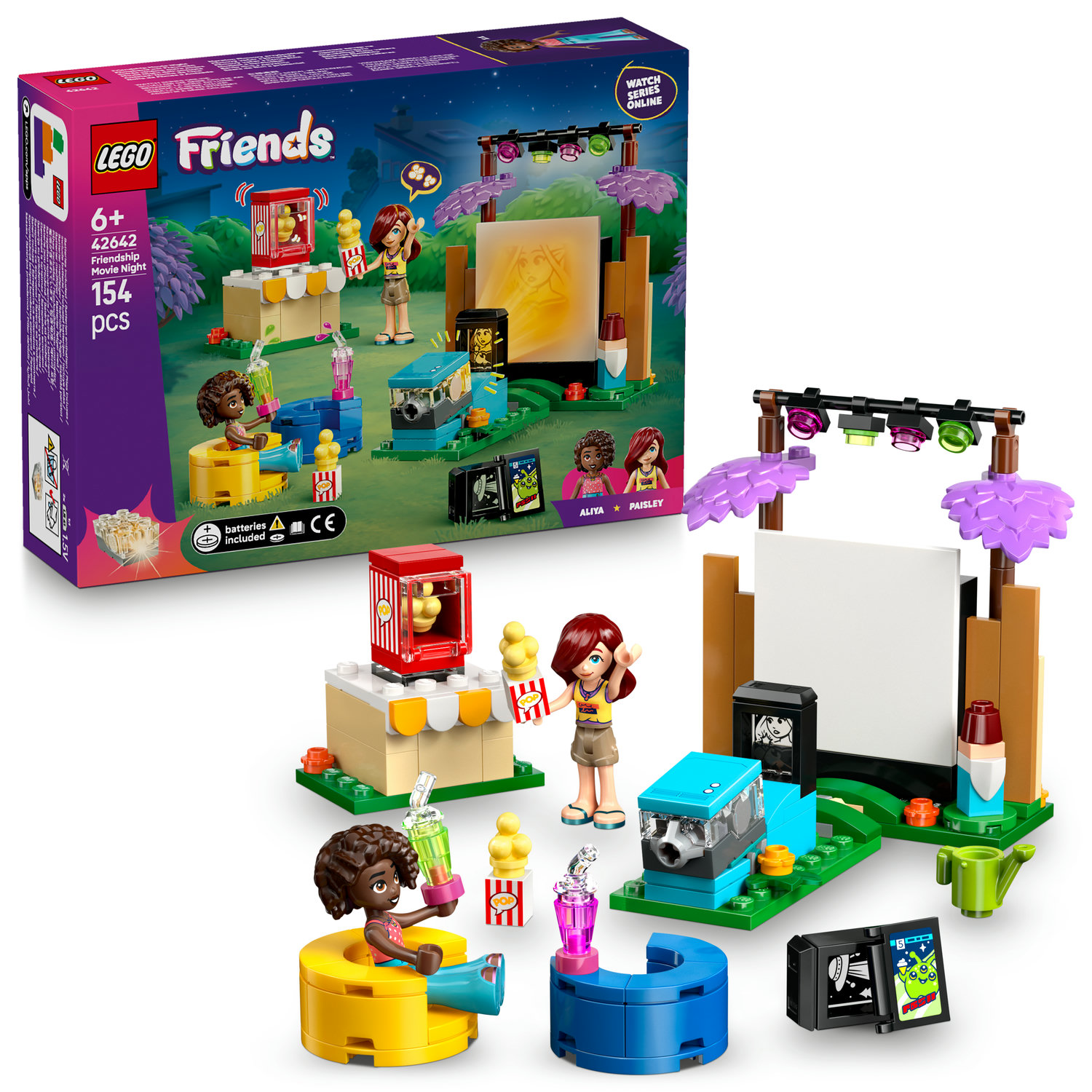 Lego Friends Wieczór Filmowy Z Przyjaciółmi 42642