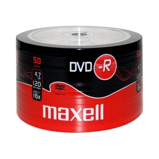 Płyta Maxell DVD-R 4,7 GB 16x szpula 50 sztuk