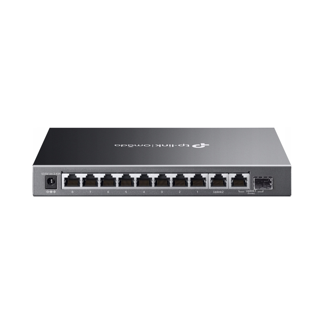 Prepínač TP-Link Omada ES210GMP 10 portov, z toho 8 x PoE+ a 1 x Sfp