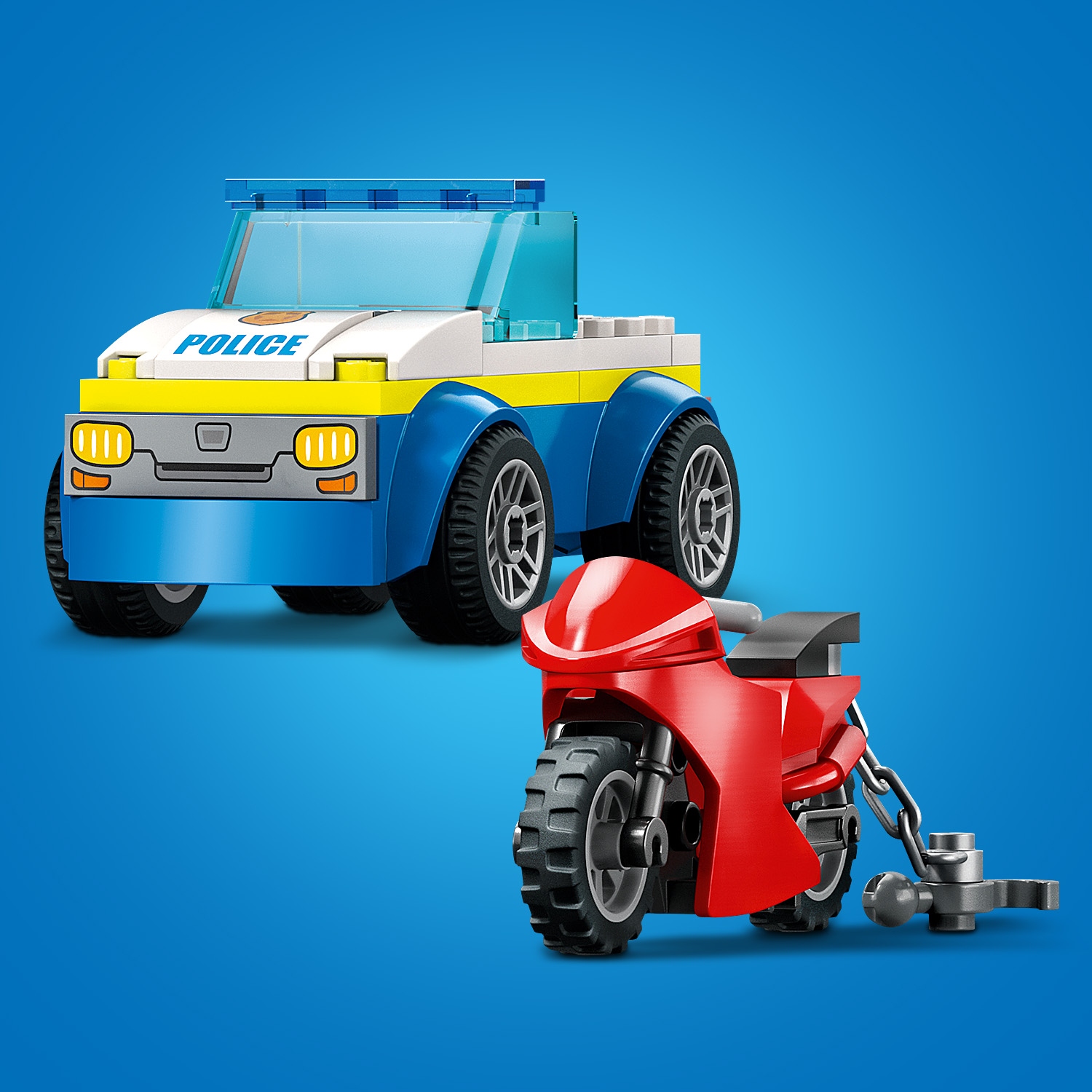 LEGO City Policja Posterunek Samochód Radiowóz Auto Motor 4+ Łatwe 60370 Wiek dziecka 4 lata +