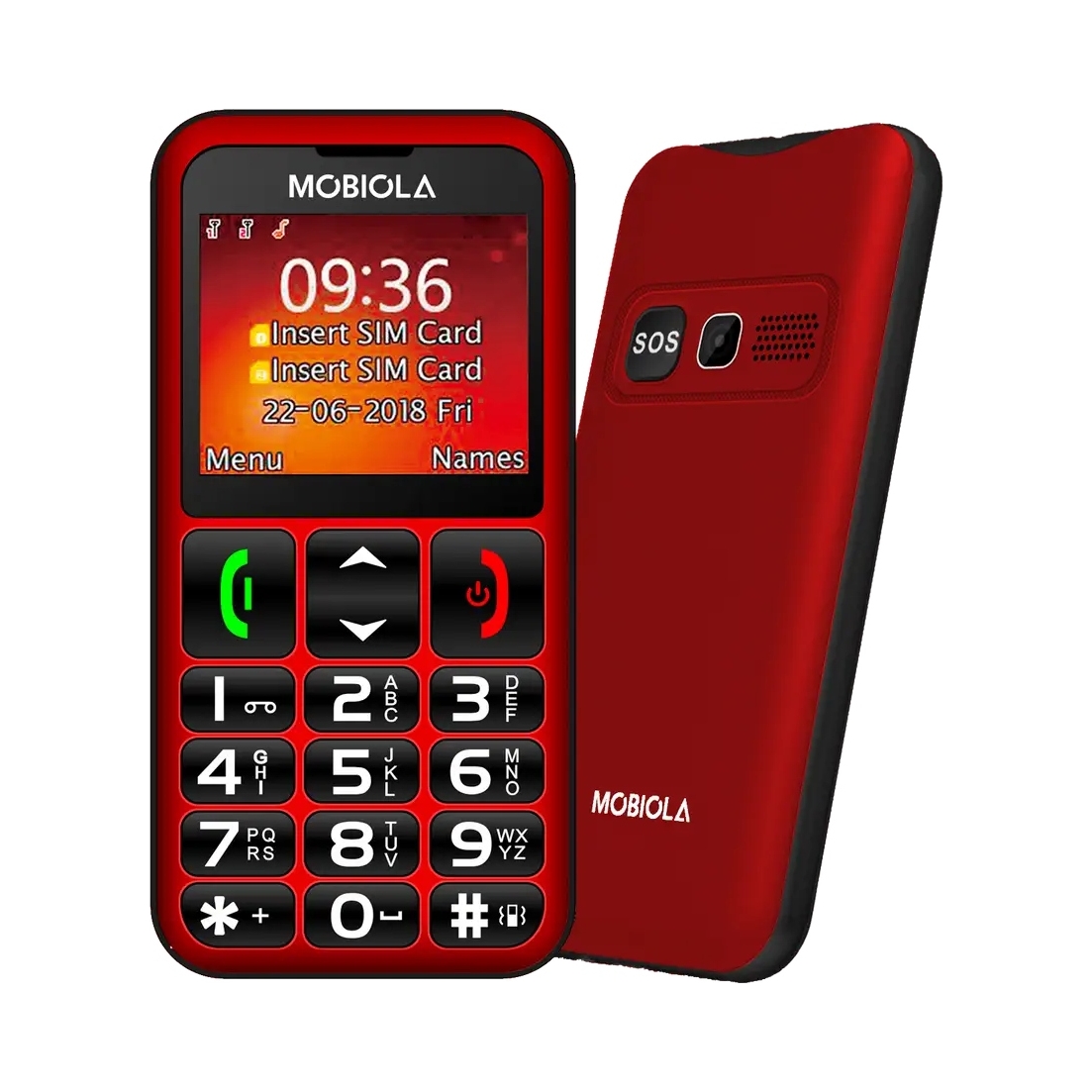 Mobilní telefon Mobiola MB700 2G 32 Mb 32 Mb 2G černý