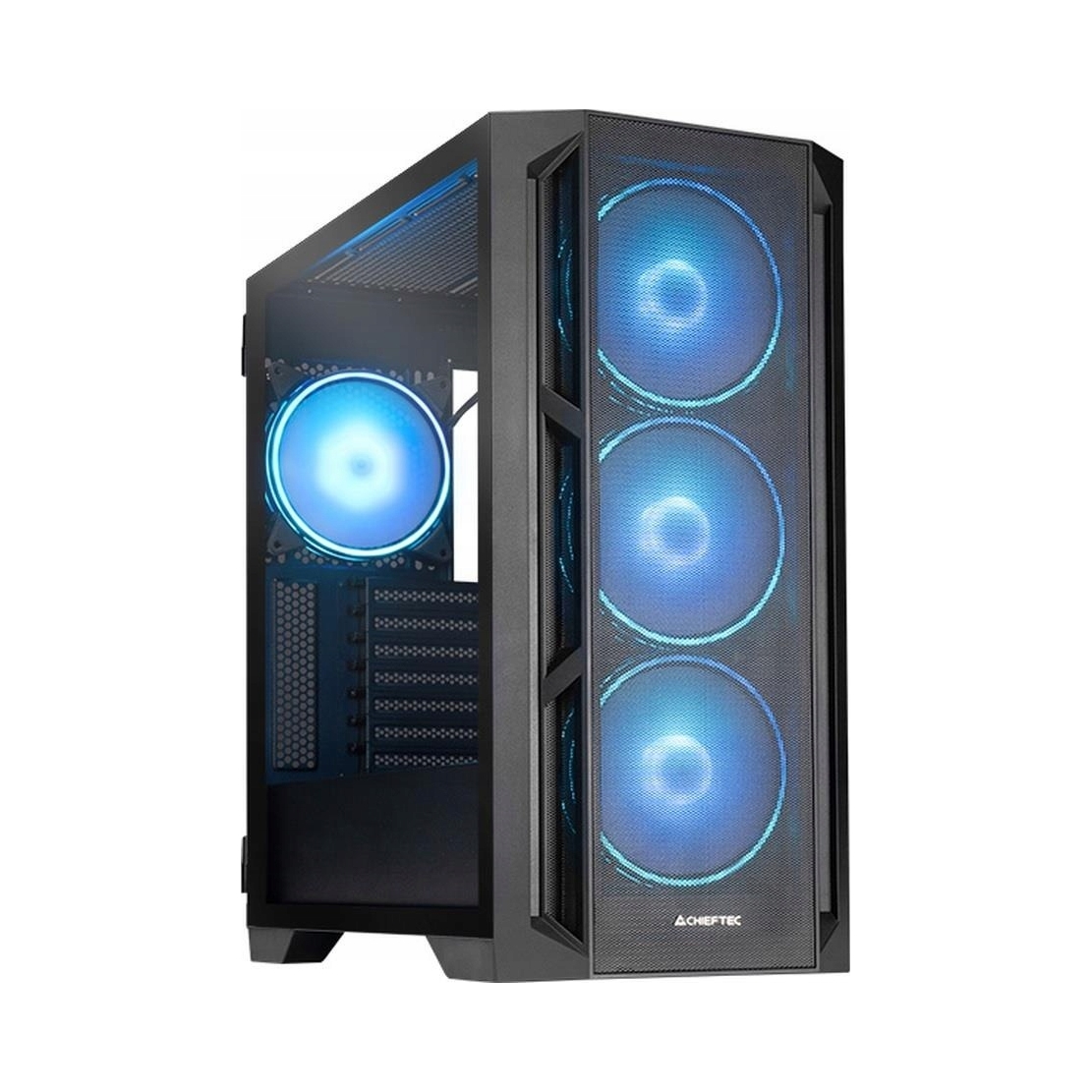 Počítačová Skriňa Chieftec Apex Lumo GA-01B-L-OP E-atx Argb s oknom, čierne