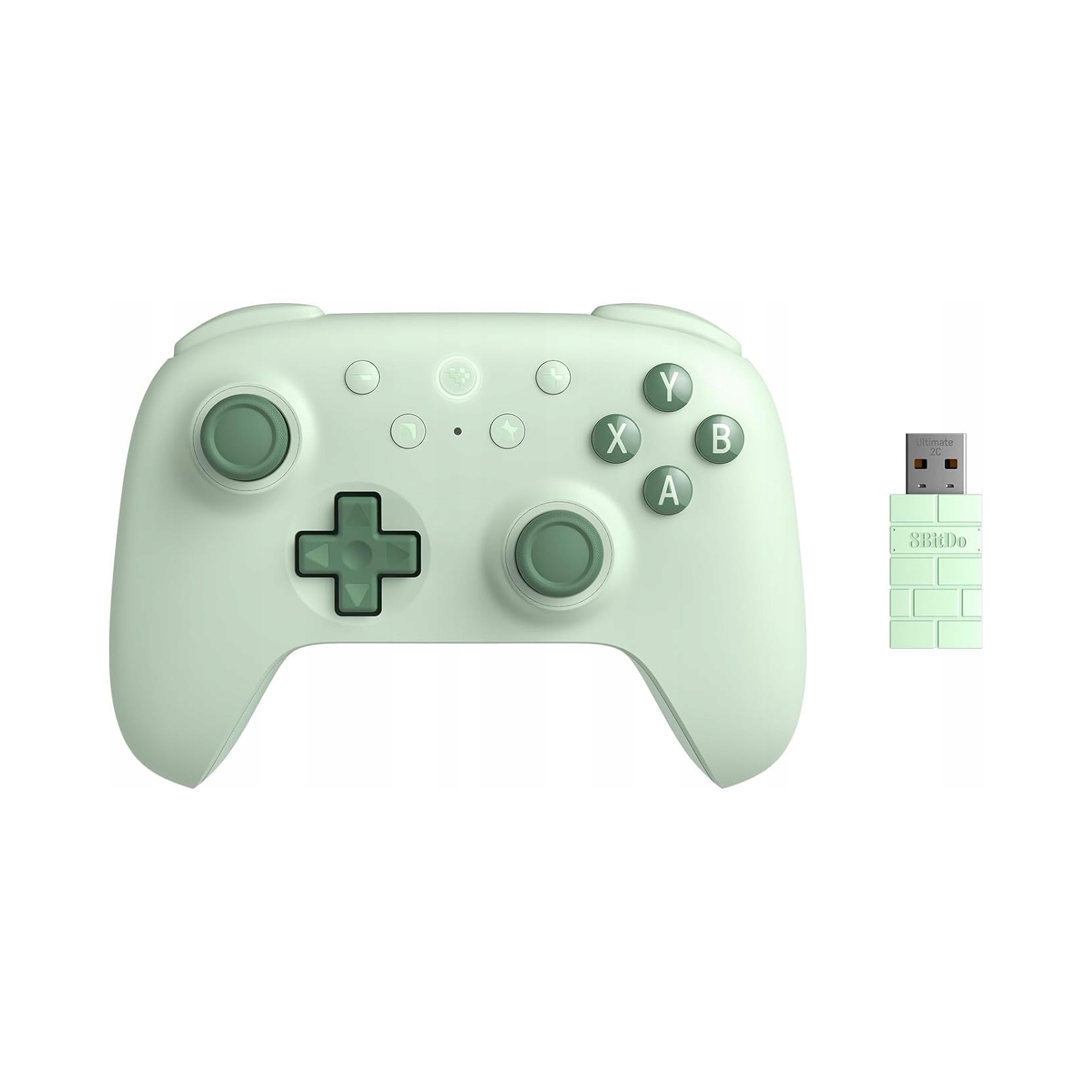 Pad bezprzewodowy 8Bitdo Ultimate 2C Green Hall Effect 2.4G BT Android PC