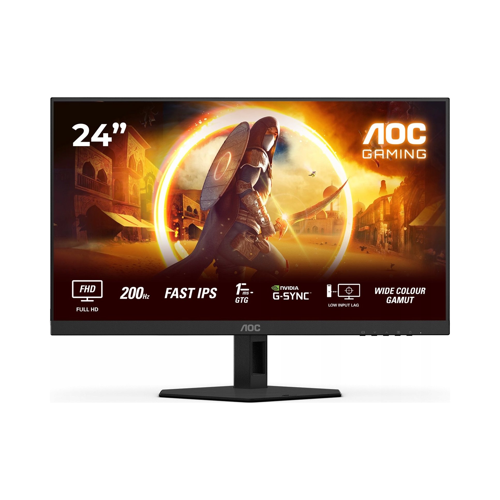 Herný monitor Aoc 24G4HRE 1920 x 1080 (FullHD) Ips 200 Hz