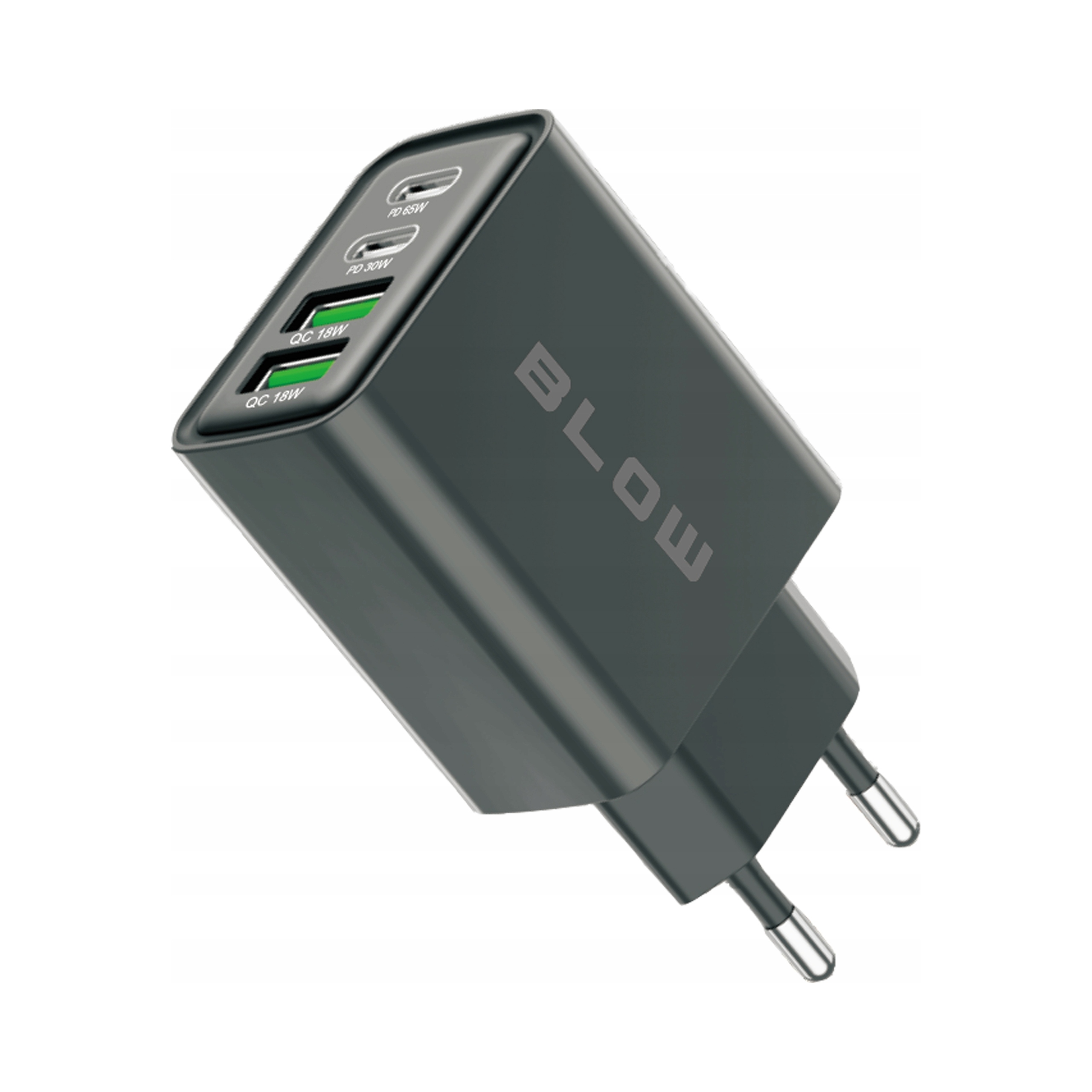 Ładowarka sieciowa Blow 2x Usb 2x Usb-c 65W Quick Charge 3.0 uniwersalna