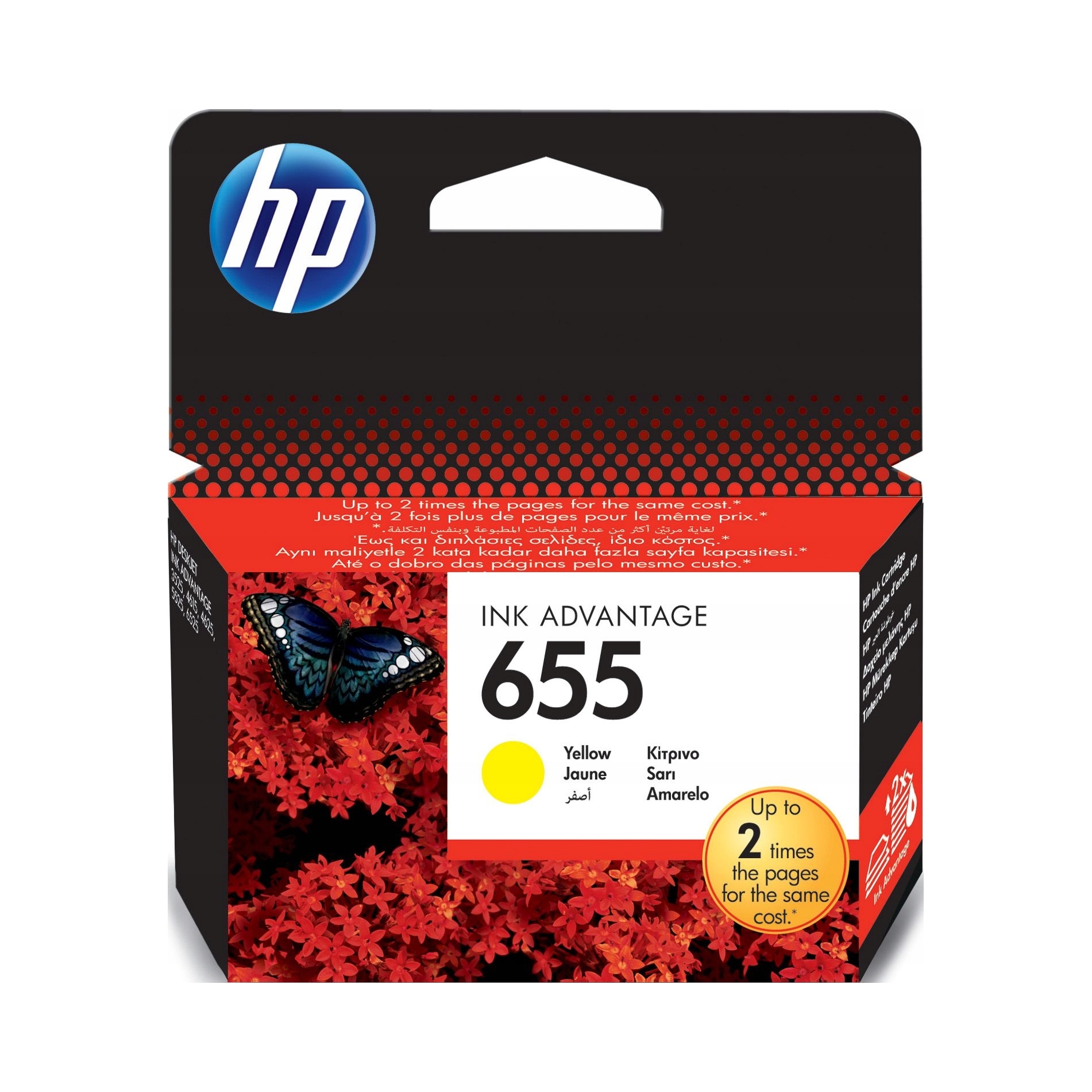 Inkoust Hp 655 žlutý originál Oem