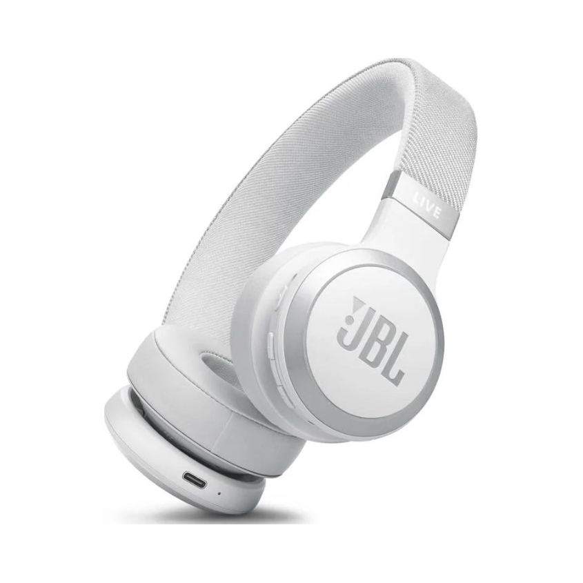 Bezprzewodowe słuchawki nauszne Jbl Live 670NC z Anc białe