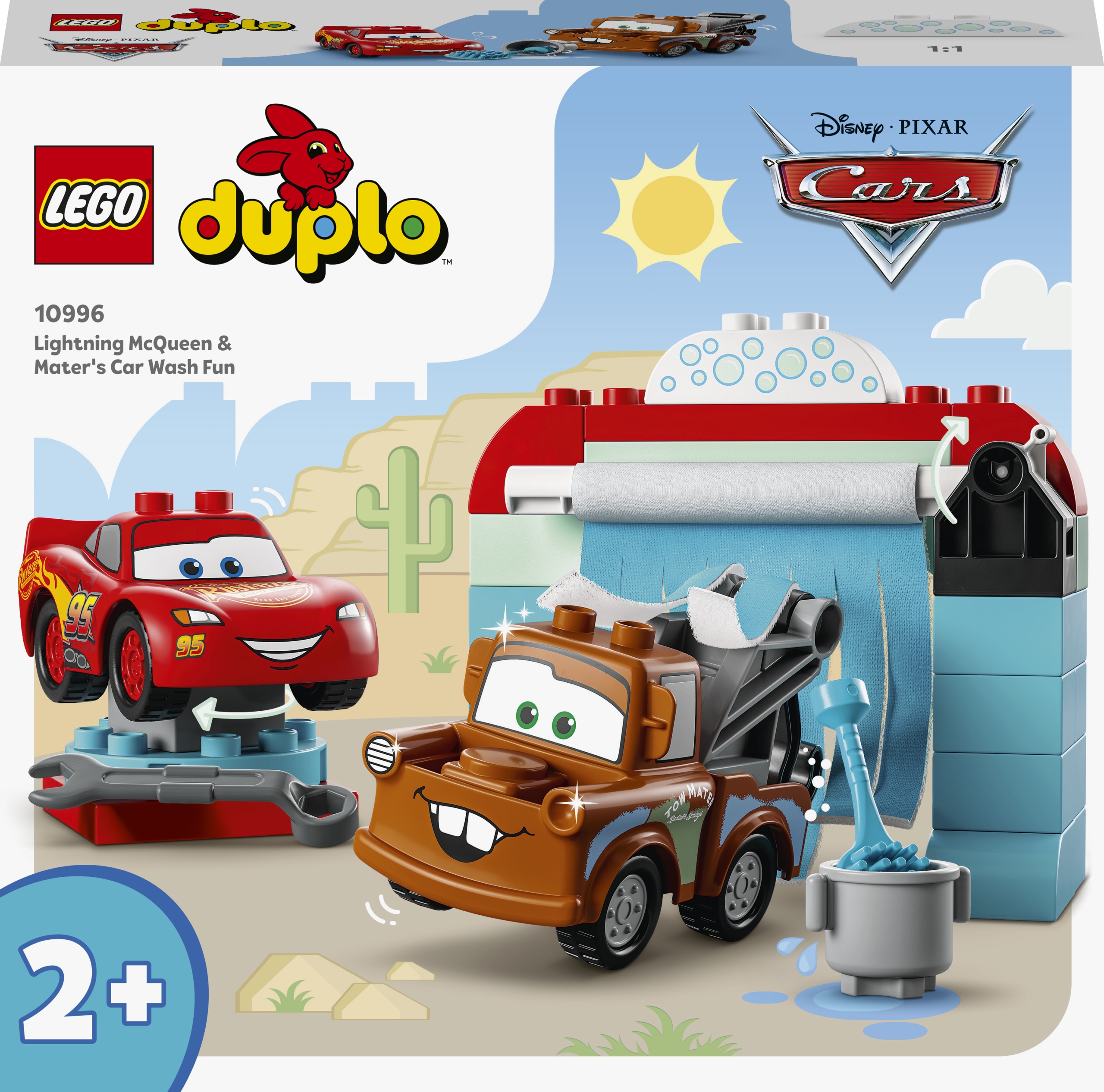 

Lego Duplo 10996 Zygzak McQueen i Złomek myjnia