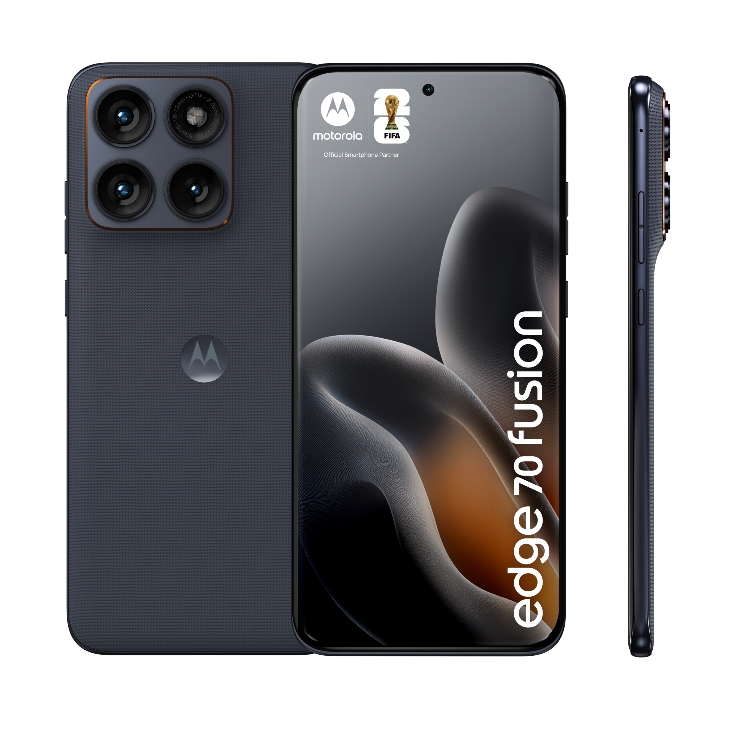 Smartphone Motorola Edge 70 Fusion 12GB 256GB Pantone Silhoutte Black