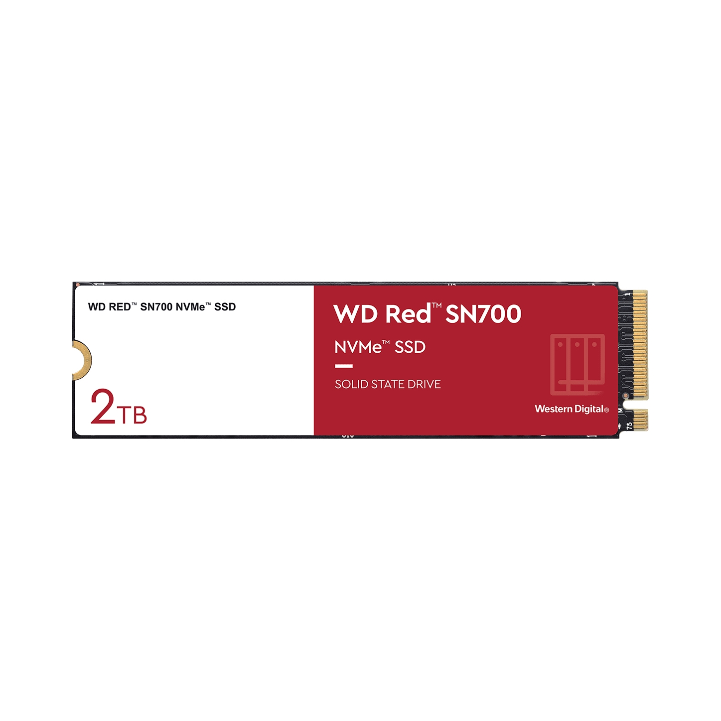 Ssd disk Wd Red SN700 2TB M.2 2280 NVMe (3400/2900 MB/s) WDS200T1R0C