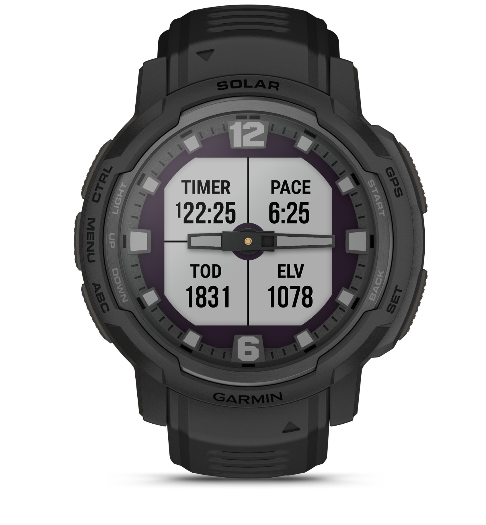 Smartwatch Garmin Instinct Solar Tactical czarny Kolor czarny