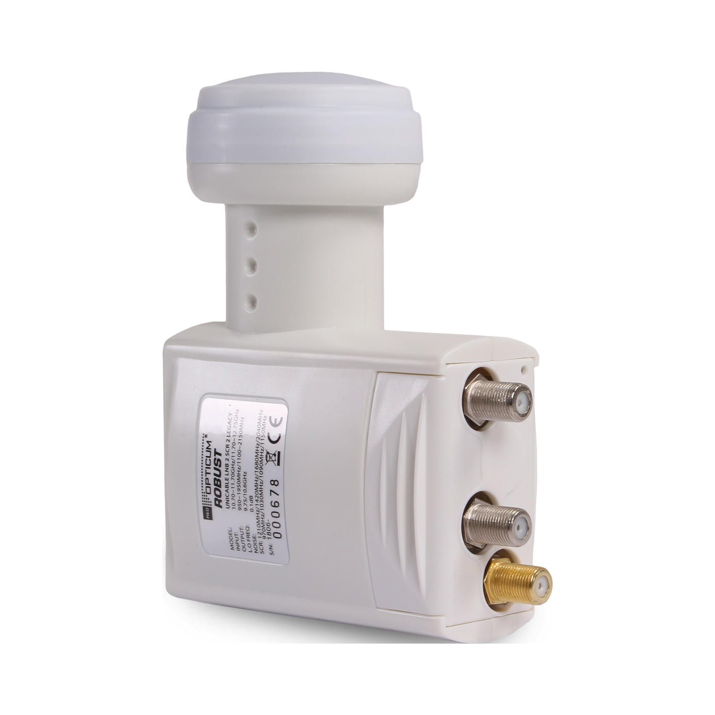 Konwerter Opticum Robust Unicable SCR 4UB + 2Legacy Canal+ Polsat Multiroom