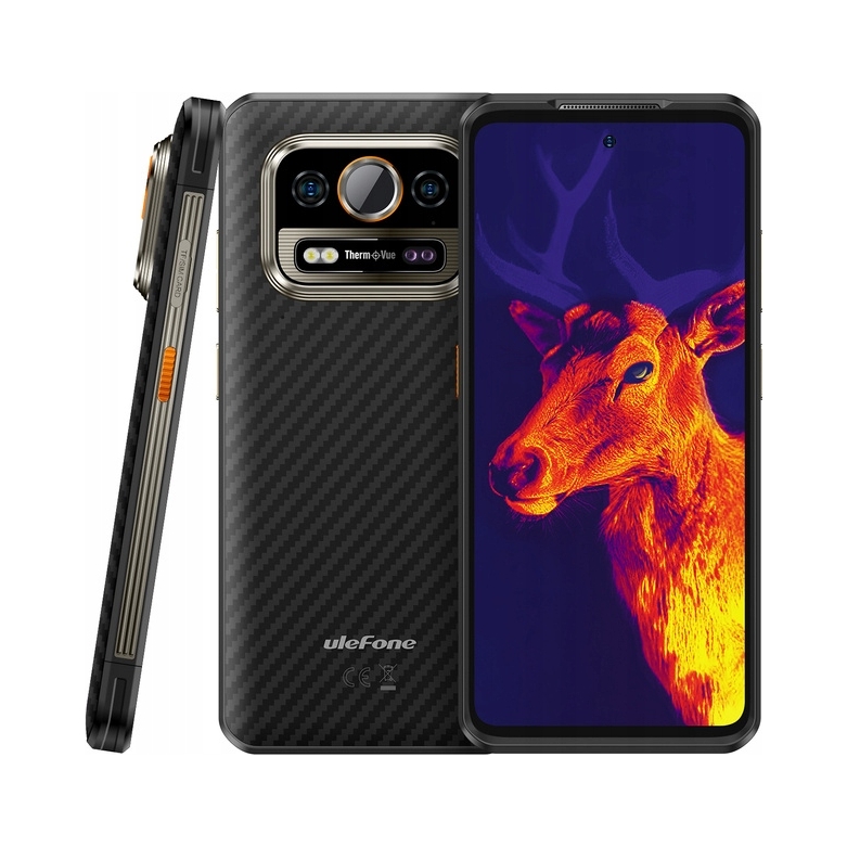 Pancerny Smartphone Ulefone Armor 25T LTE z Termowizją 8GB/256GB Czarny