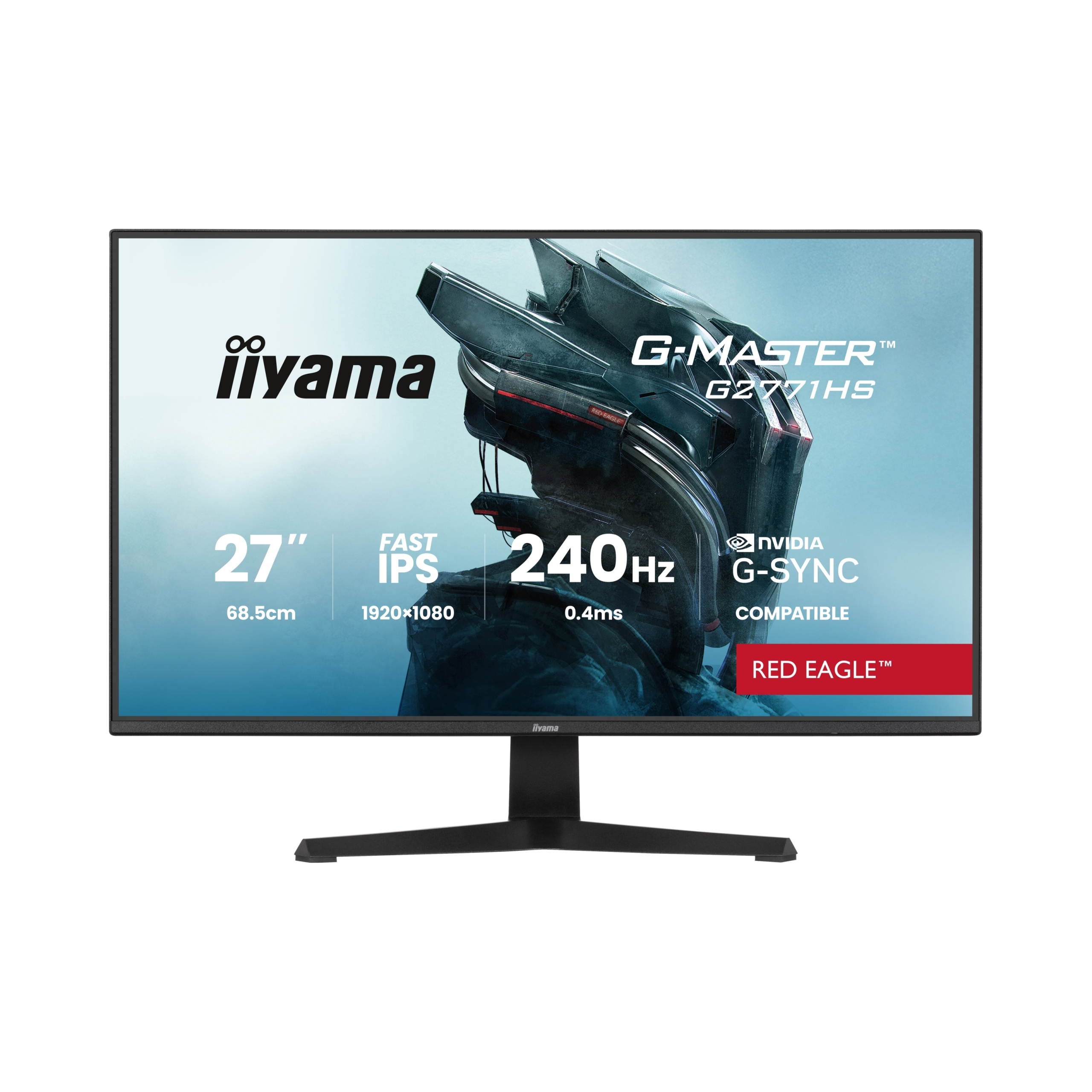 iiyama G-Master/ G2771HS-B1/ 27"/ Ips/ Fhd/ 240Hz/ 0, 4ms/ Čierna/ 3R…