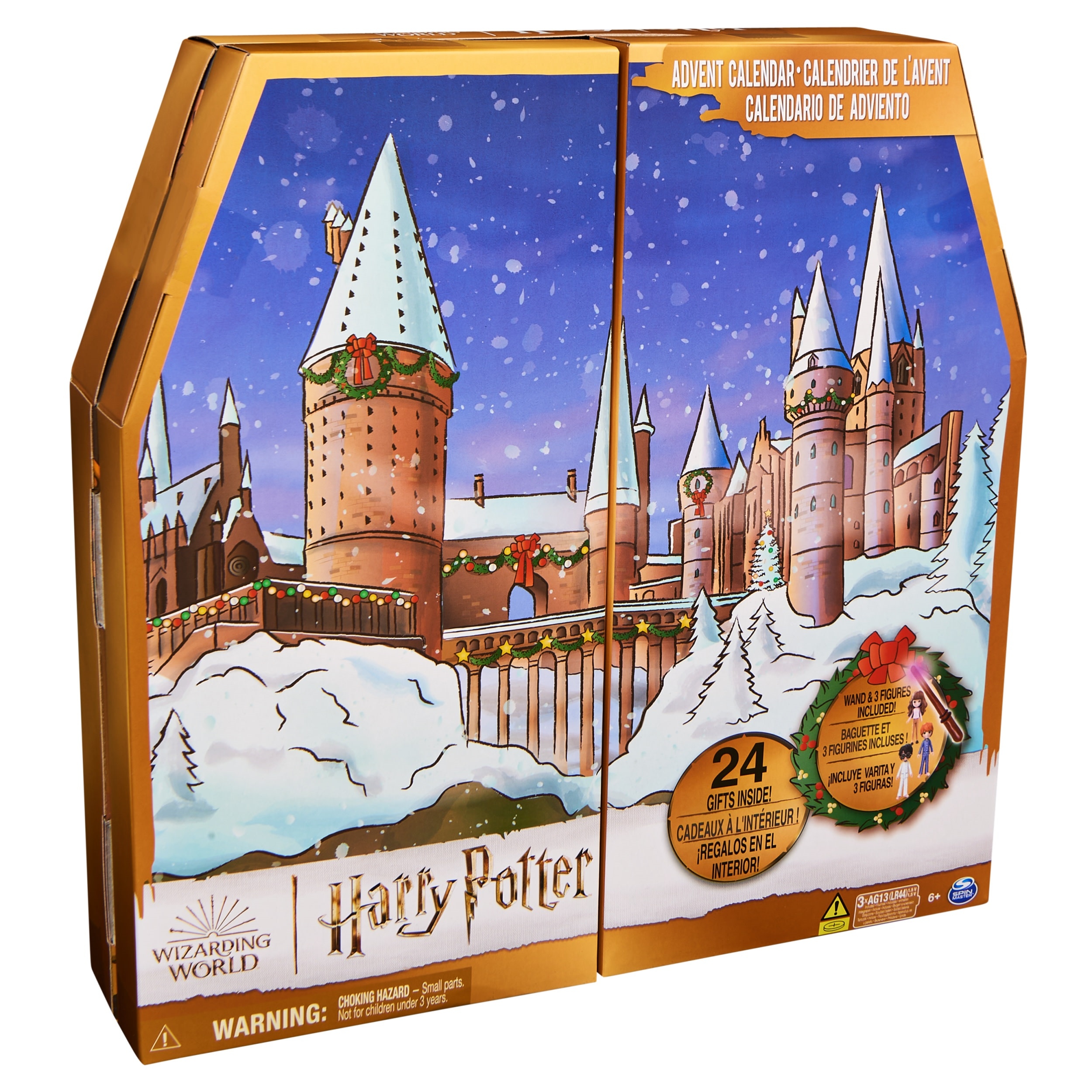 Адвент-календарь Harry Potter Wizarding World, 3 фигурки и 20 аксессуаров, от 6 лет