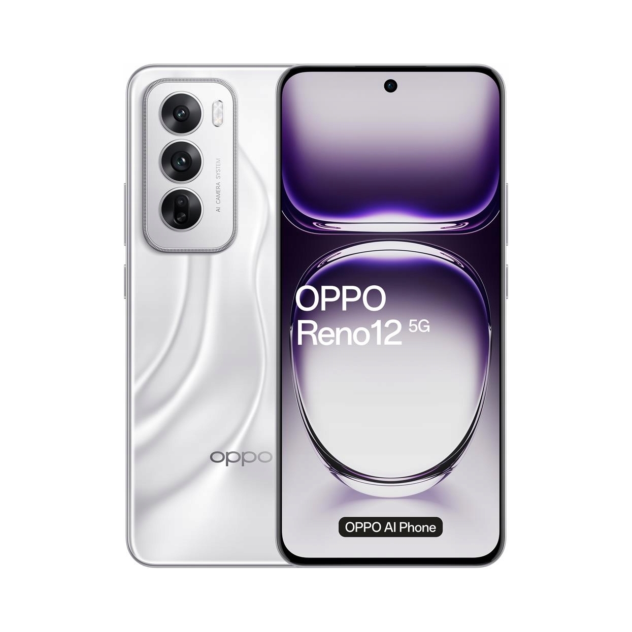 Smartfon Oppo Reno12 12 Gb 256 Gb 5G srebrny