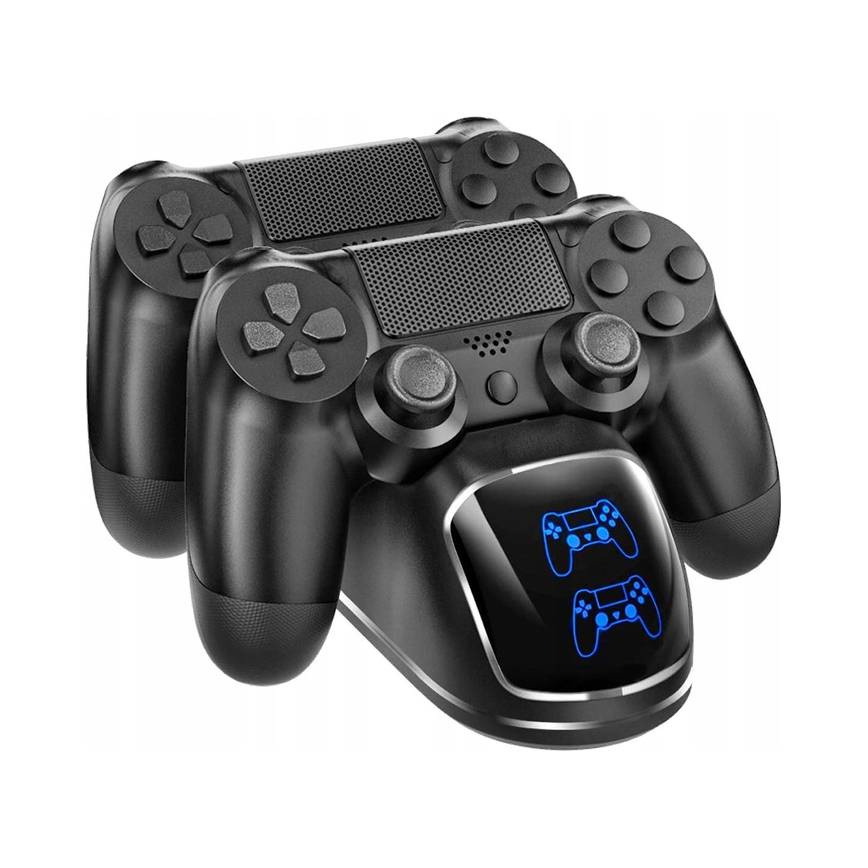 Stacja ładująca Verk Group czarna do padów PS4 przewodowa 2x