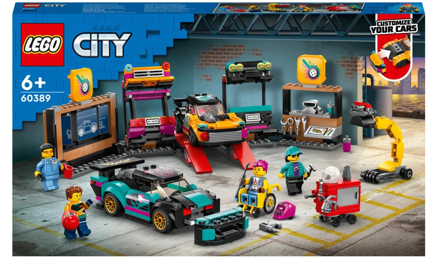 

Lego City 60389 Warsztat tuningowania samochodów