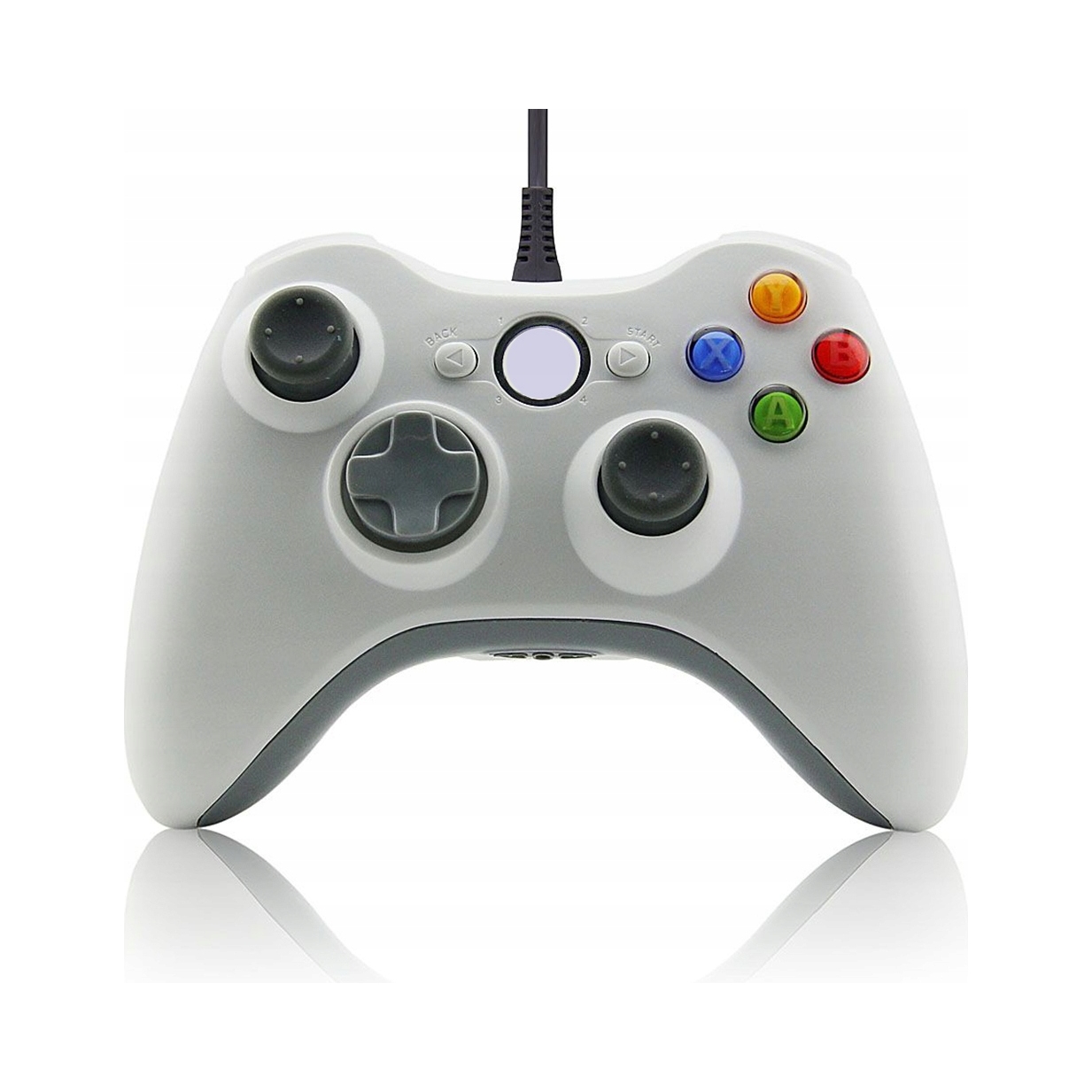 Pad do gier Aptel przewodowy USB biały do Xbox 360 i PC