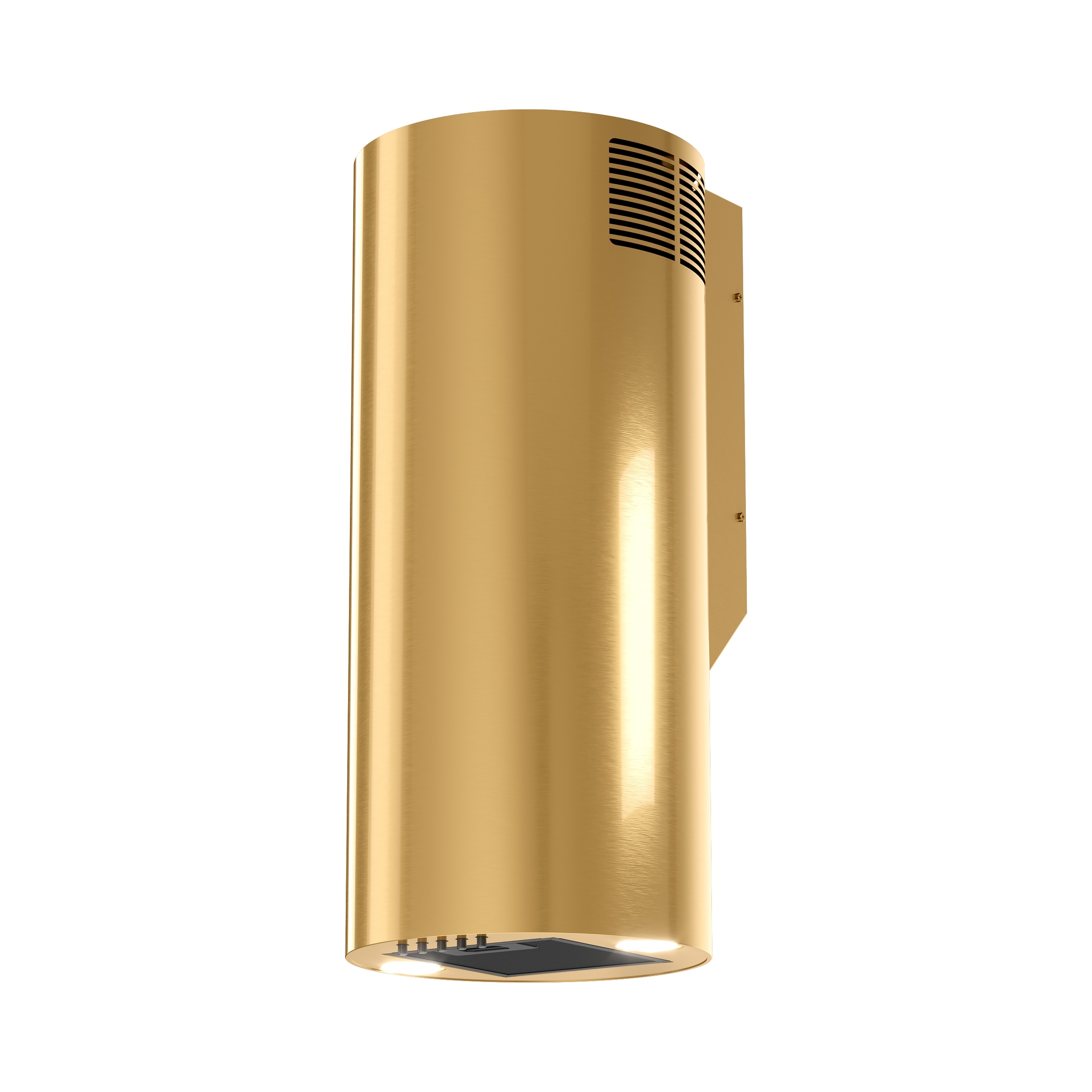 Okap przyścienny Maan Tuba Elba Wpb 731 złoty połysk