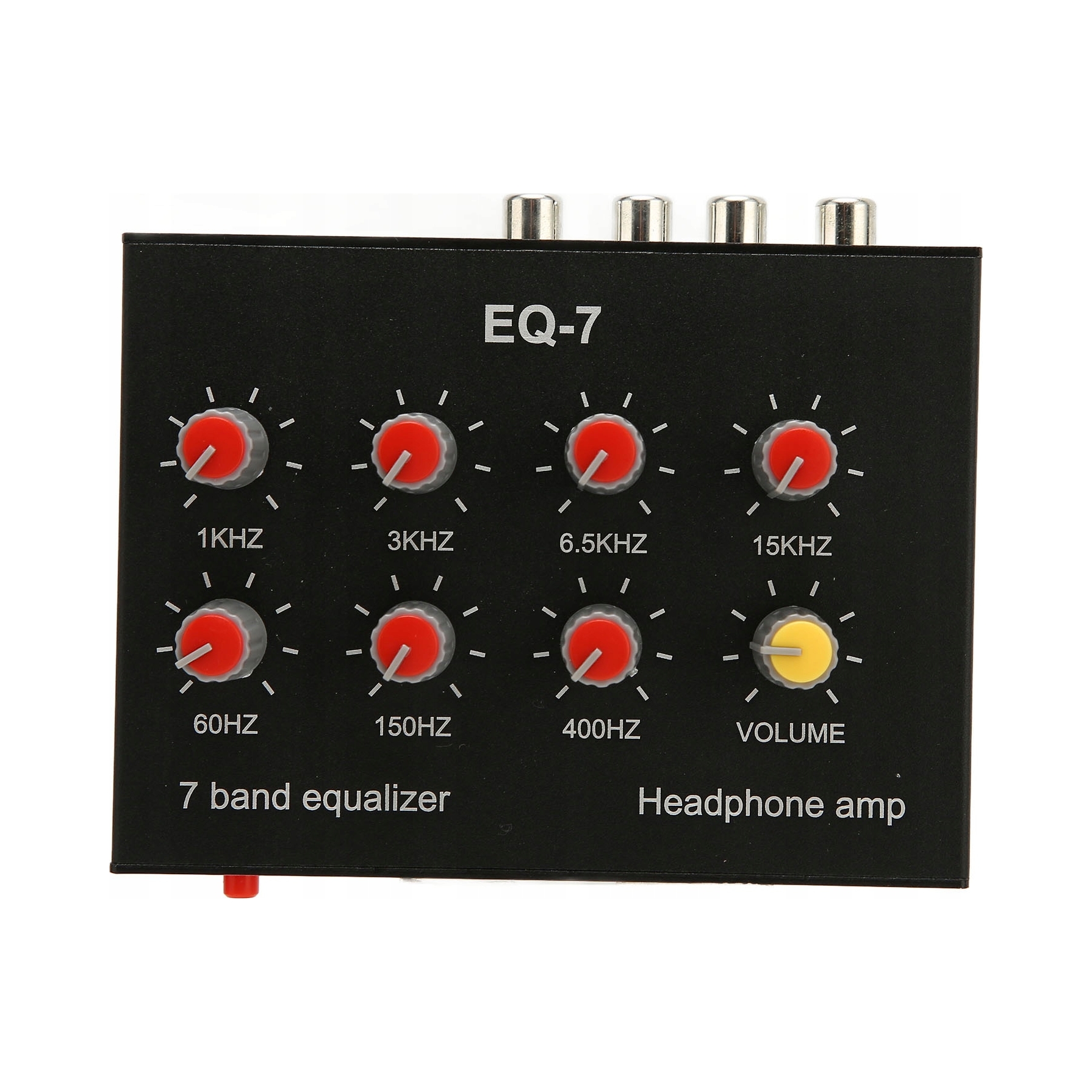 7-pásmový ekvalizér zvuku, regulace basů a výšek ±12 dB