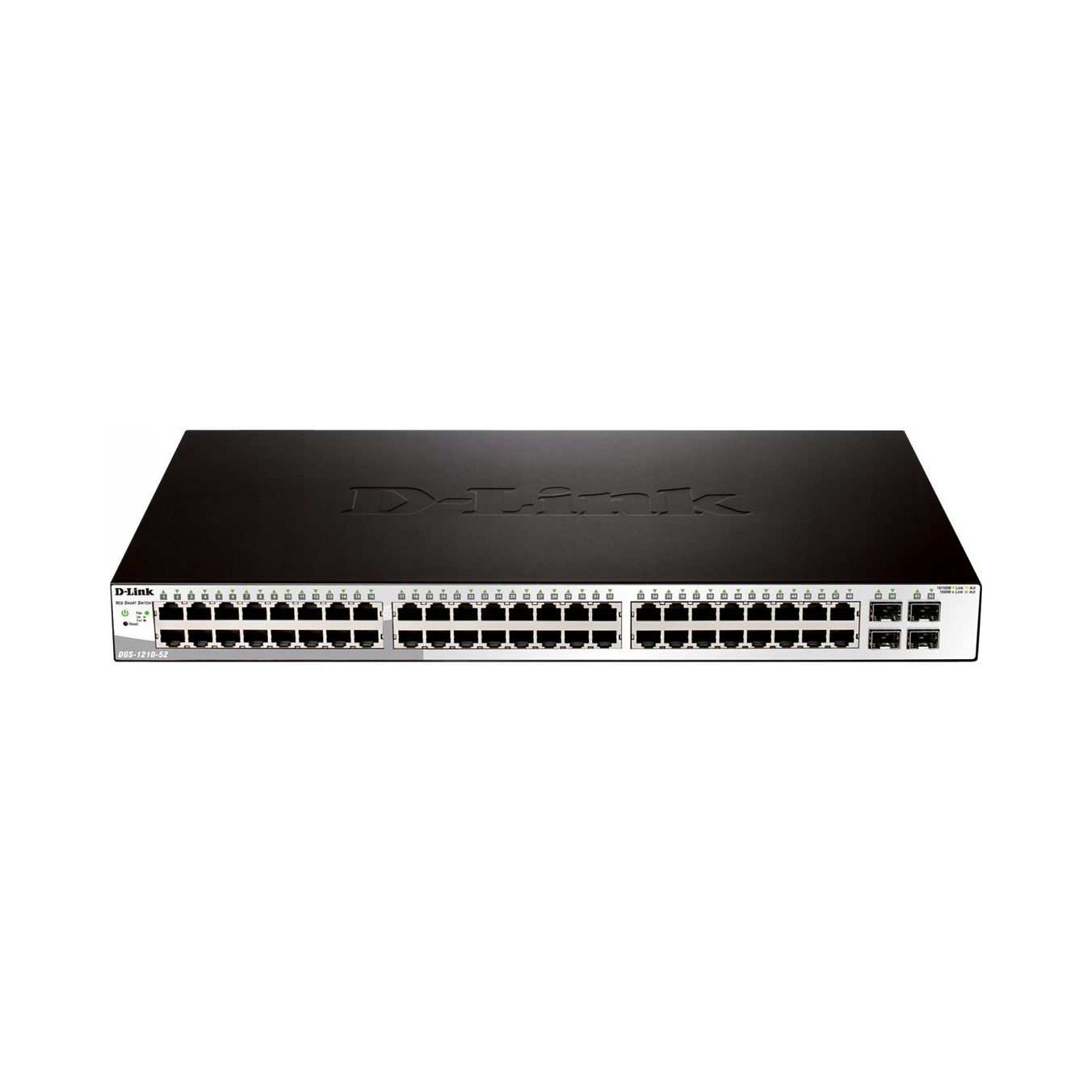 D-Link DGS-1210-52 L2/ L3 Smart+ switch, 48x GbE, 4x RJ45/ Sfp, fanless…