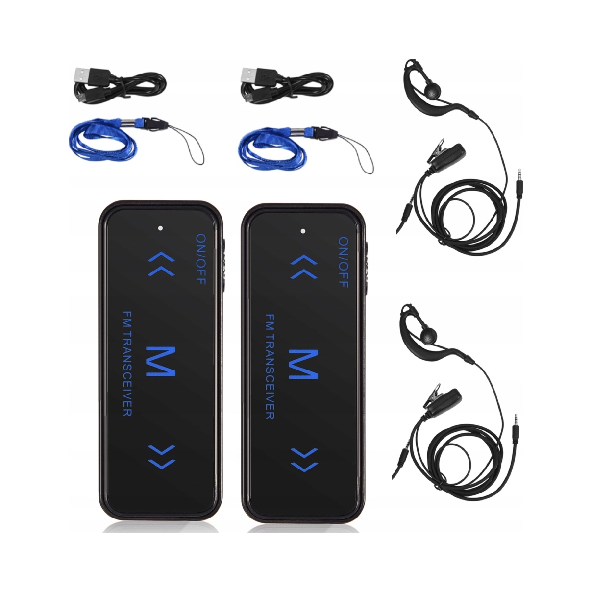 Mini Krótkofalówka Walkie Talkie z Usb