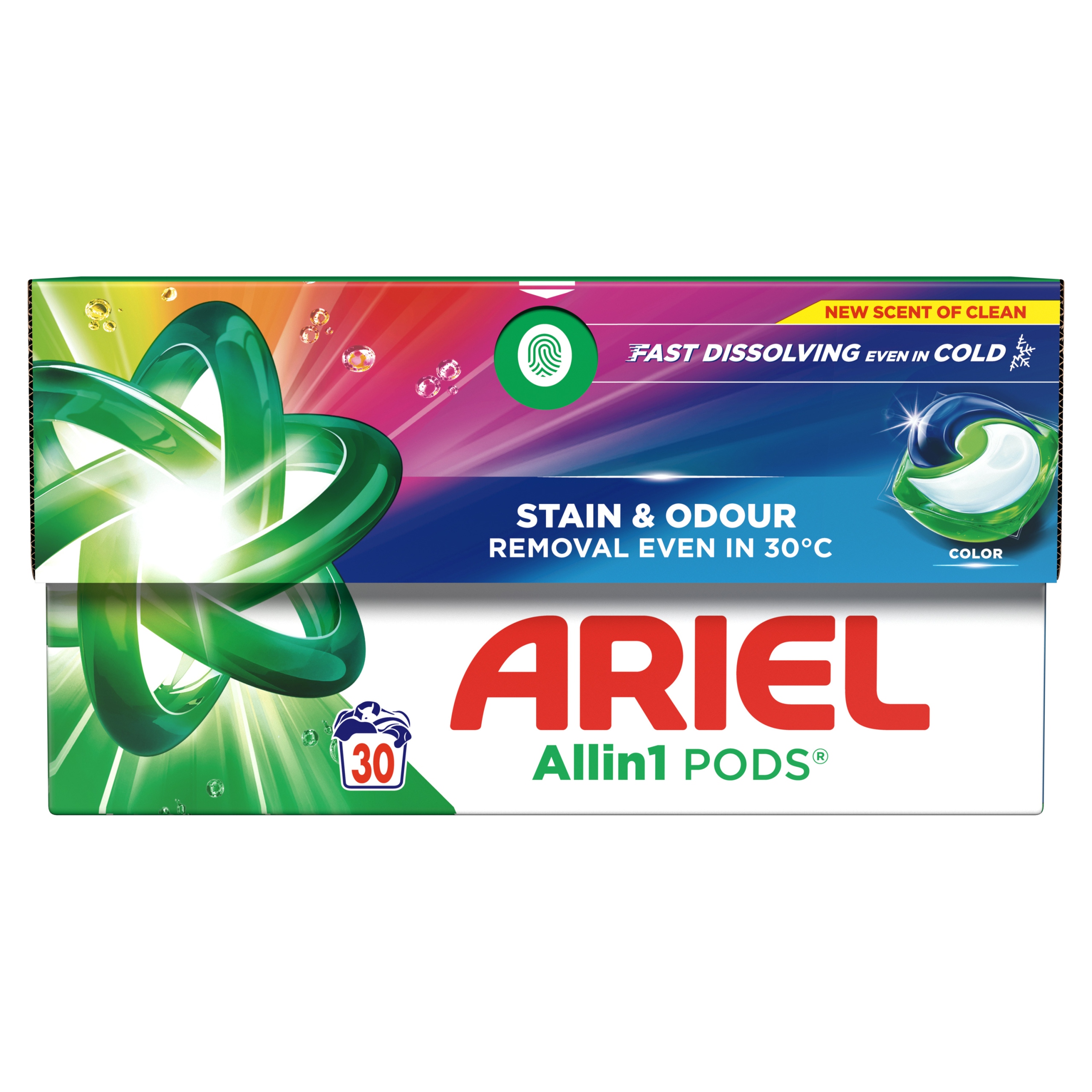 Levně Ariel Color All-in-1, prací kapsle , 30 praní
