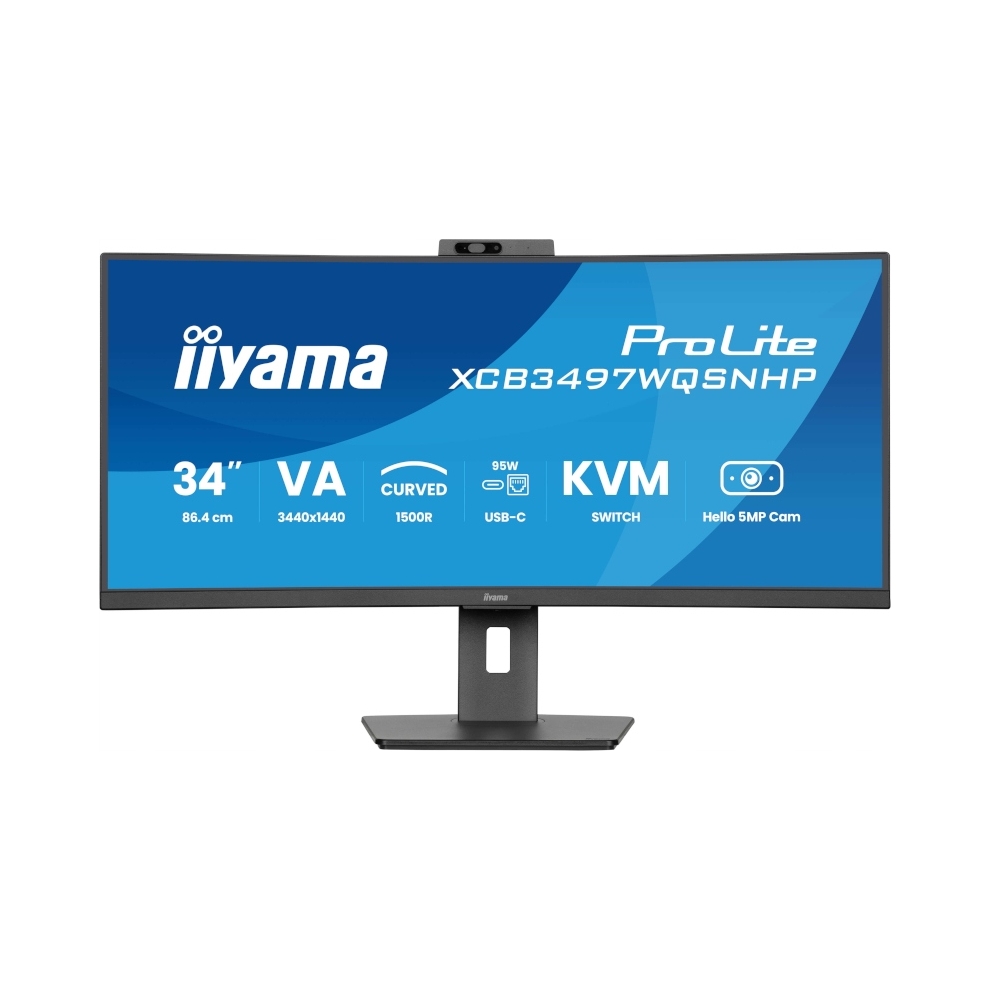 Zakrivený monitor iiyama ProLite XCB3497WQSNPH-B1 34" Uwqhd Usb-c 95W