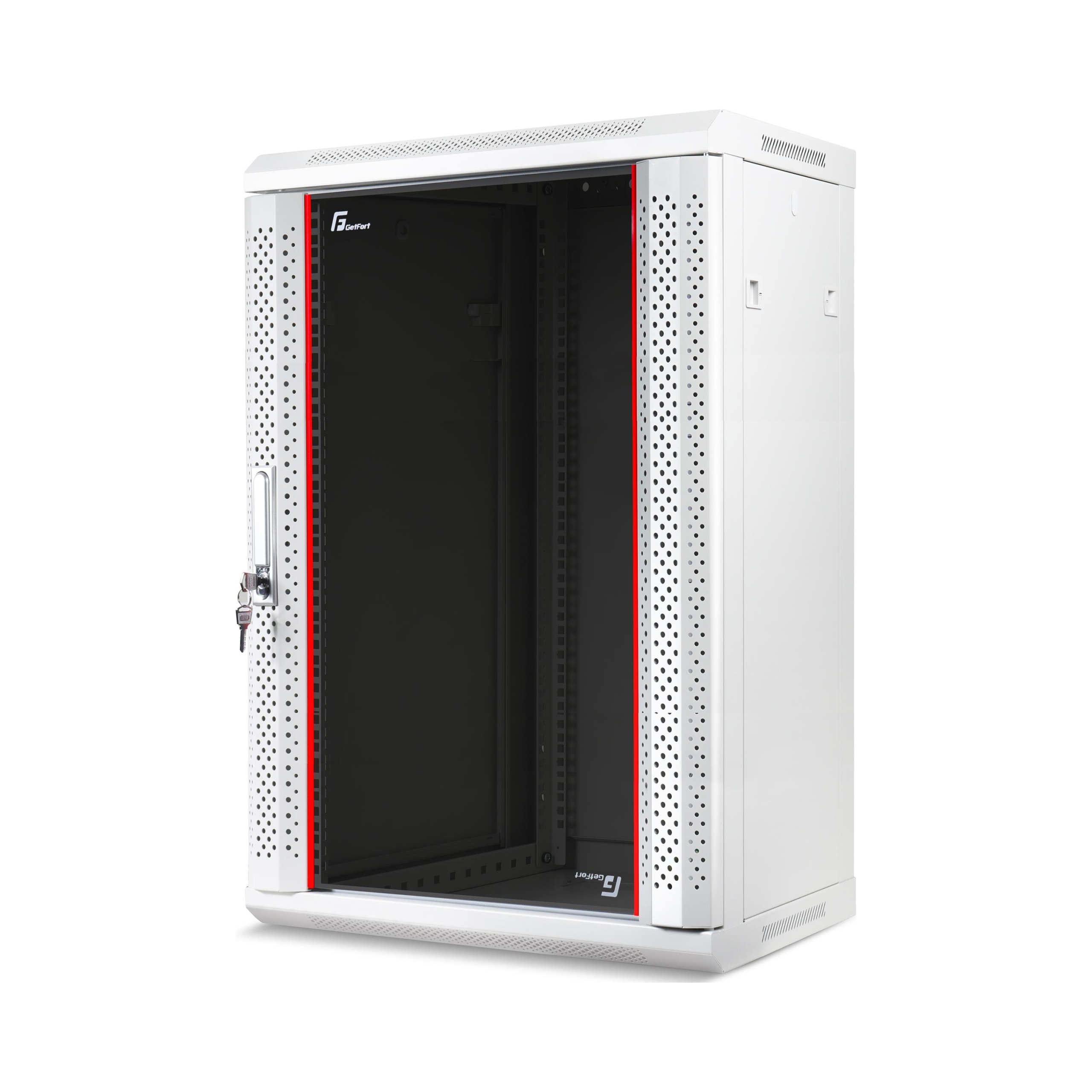 Szafa rack Getfort 19 cali 18U 600x600 wisząca szara Ep