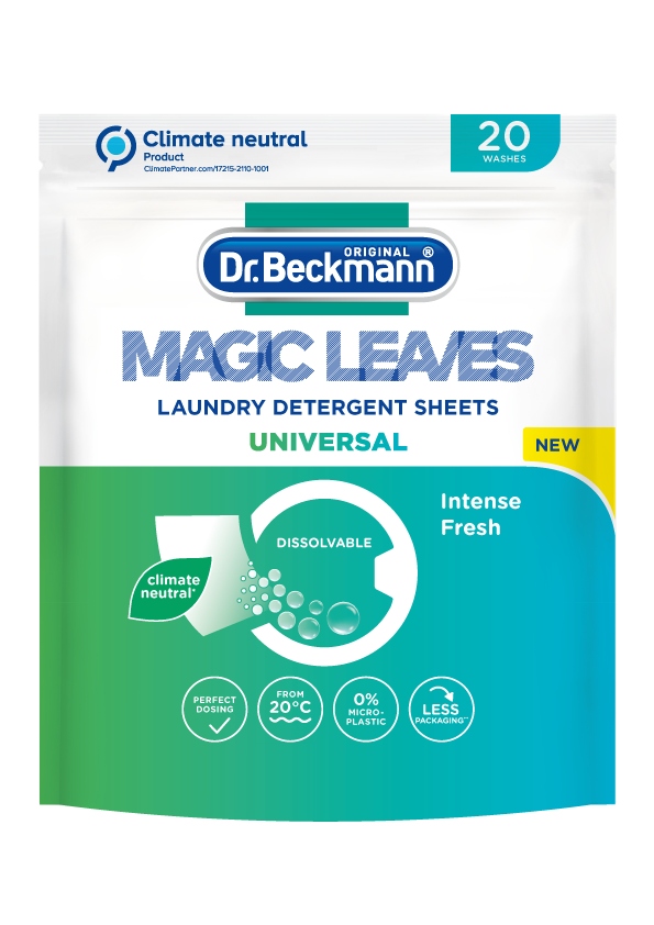 Levně Dr. Beckmann Magic Leaves Prací lístky Univerzální 20 kusů