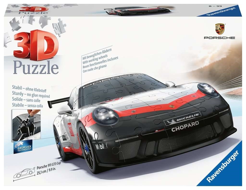 3D Puzzle Porsche GT3 Cup 108 dílků