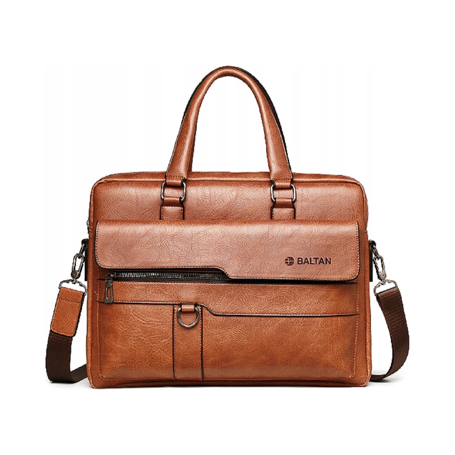 BALTAN Torba na laptopa Eco Classic do 15,6" brązowa — 5