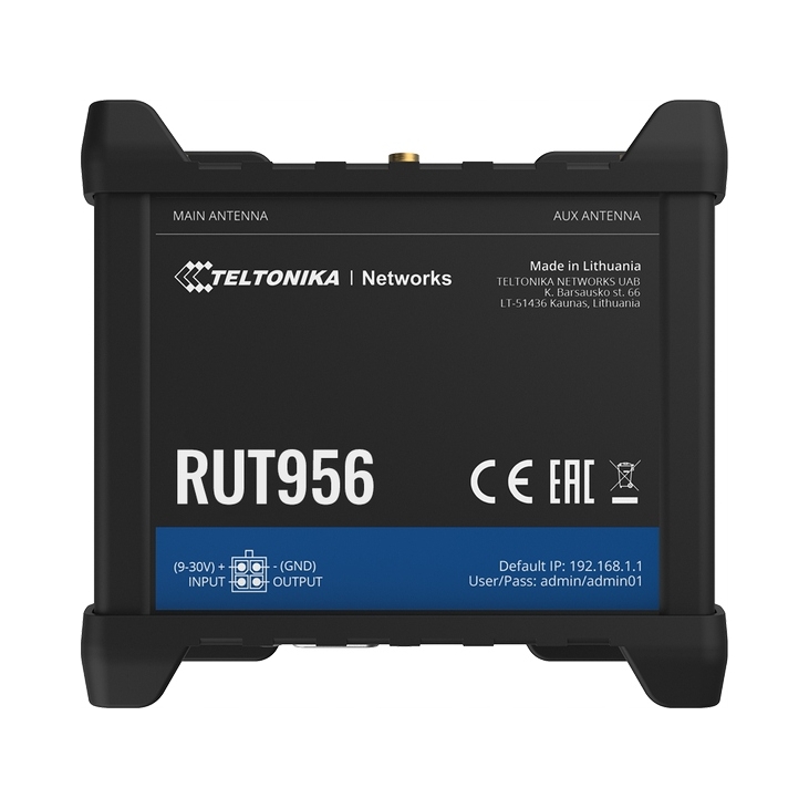 Lte router Teltonika RUT956 (kat. 4), 2G, Gnss, WiFi