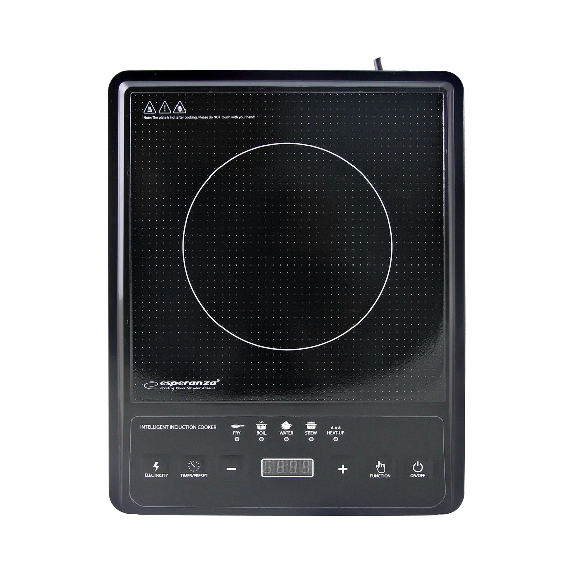 Kuchenka Indukcyjna Esperanza Krakatau 2000W Elektryczna Wolnostojaca