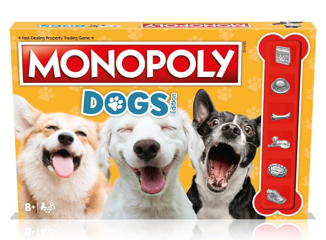 Winning Moves Monopoly Dogs Anglická verze