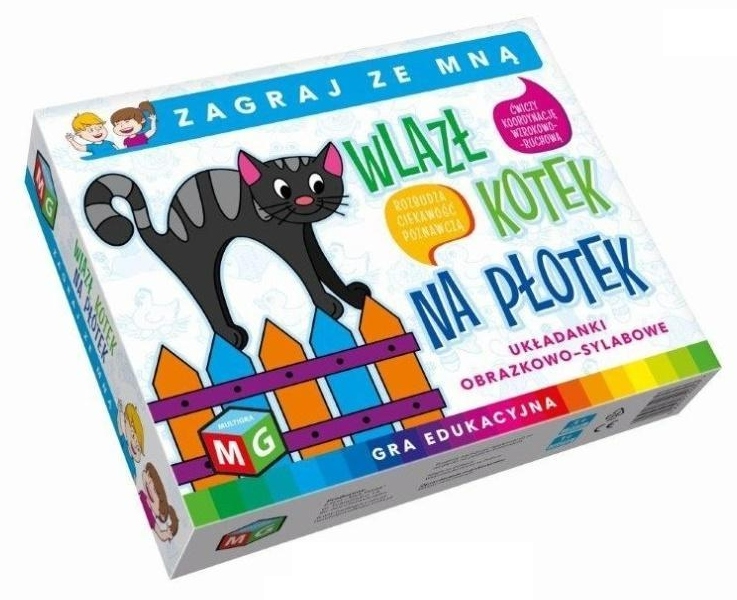 

Wlazł Kotek Na Płotek Układanka Gra Edukacyjna 3+