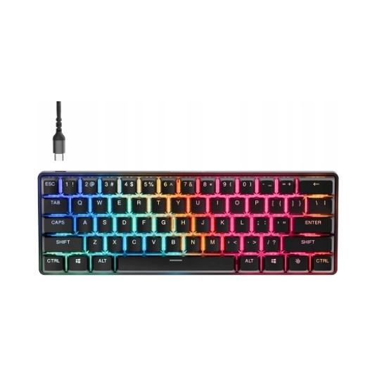 Drôtová mechanická klávesnica SteelSeries Apex Pro Mini Gen 3 Us Čierna